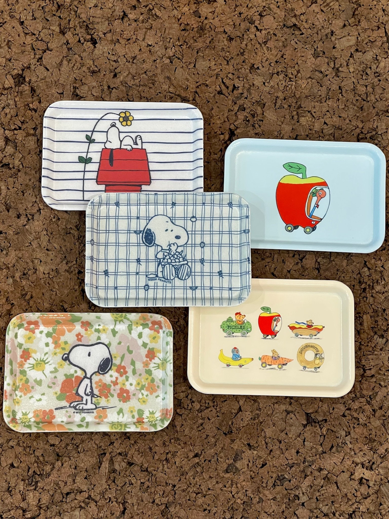 Peanuts and Richard Scarry Vintage-Style Tray