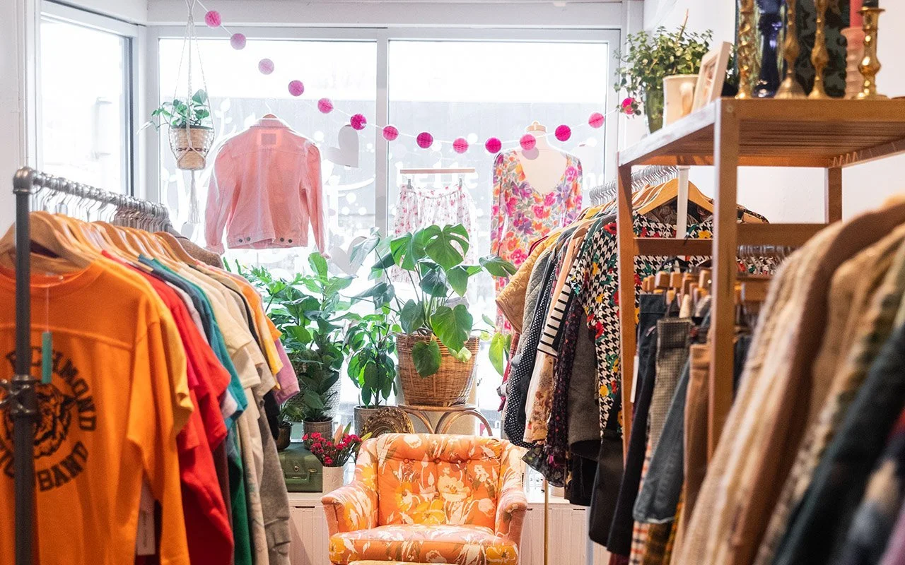 small vintage shop display