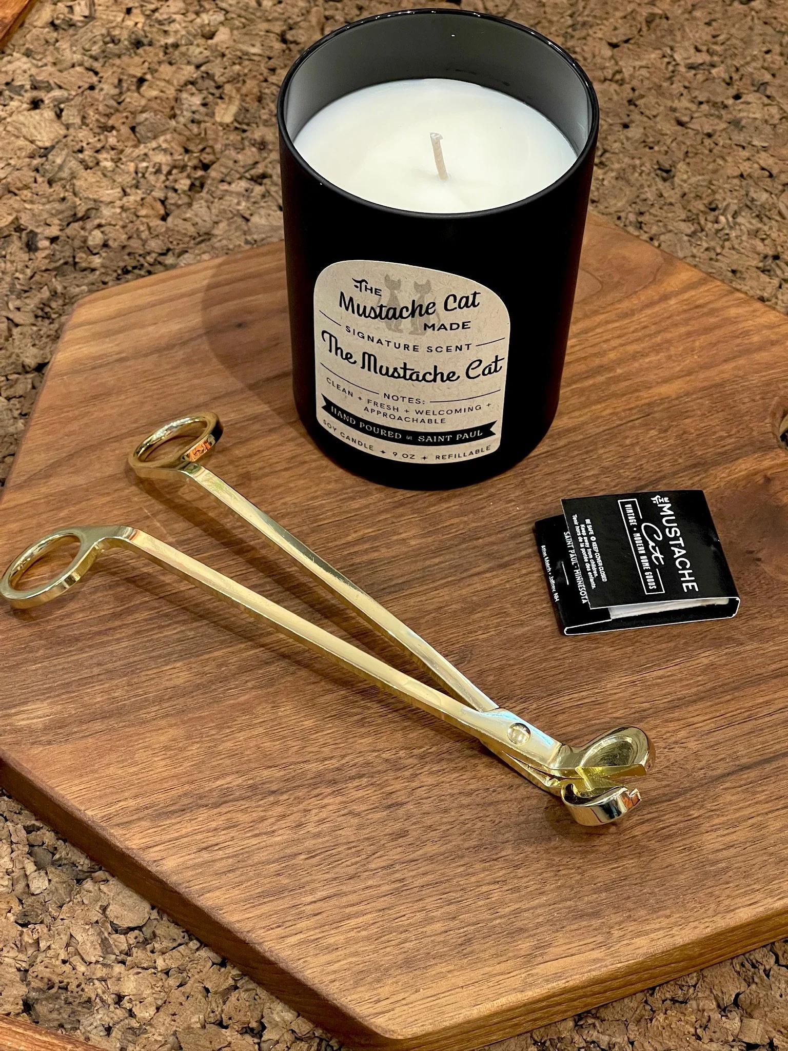 The Mustache Cat Candles - Signature Scents