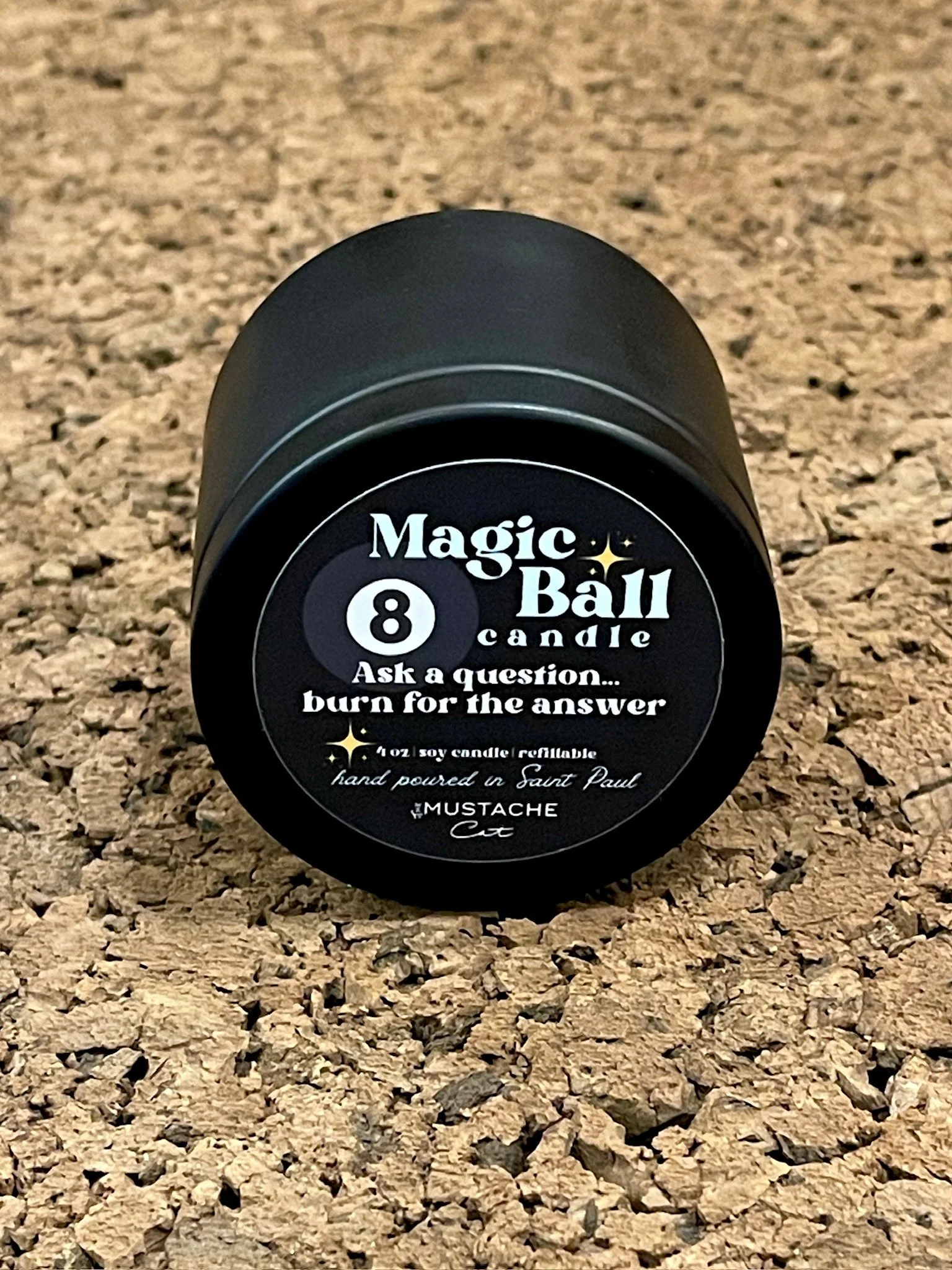 Magic 8-Ball Candle