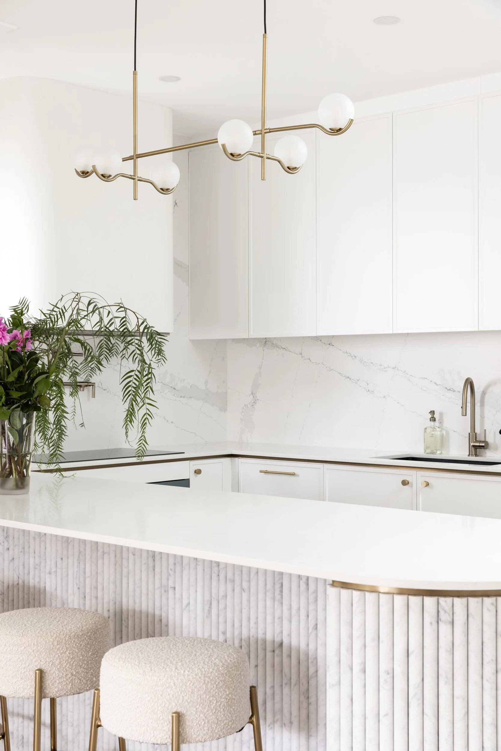 Above Building - Freshwater Renovation Project - Kitchen Island