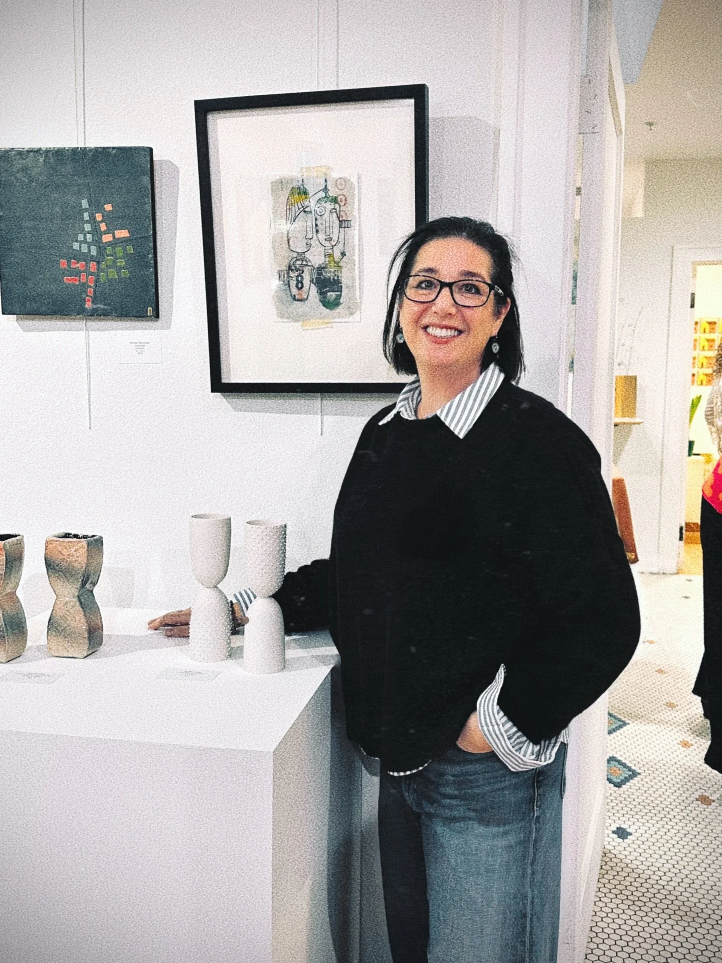 We had such a fun night at the opening of Connect @nkollectiv. Please go see the exhibit! It&rsquo;s up until February 15th.