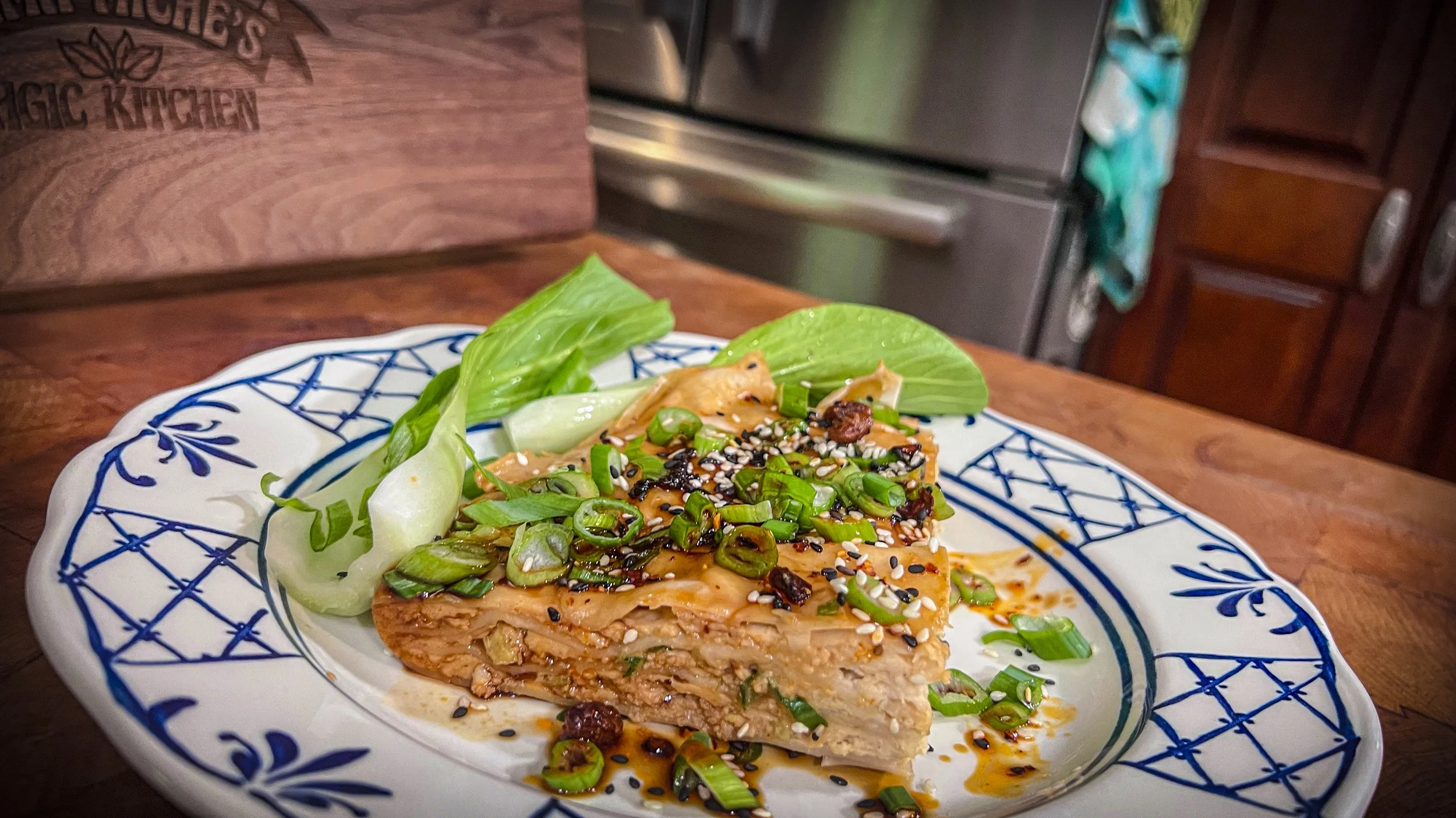 Viral Dumpling Lasagna