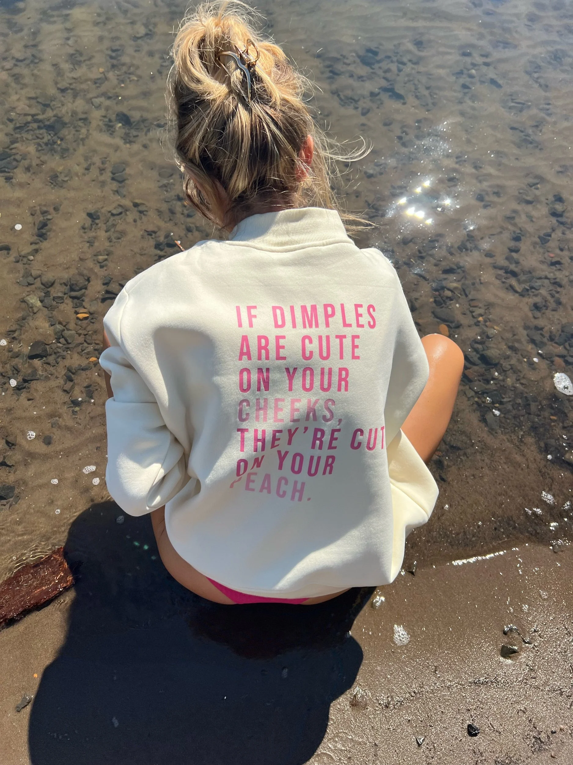 Peach Dimples Sweatshirt