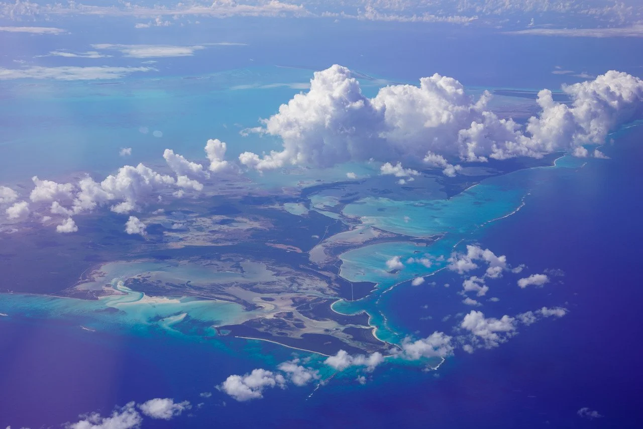 Spectacular waters of the Caribbean