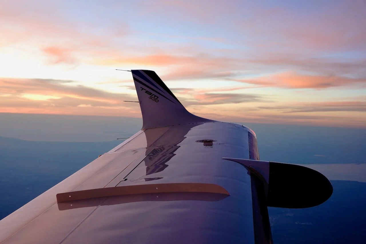 Days are short when flying eastbound.