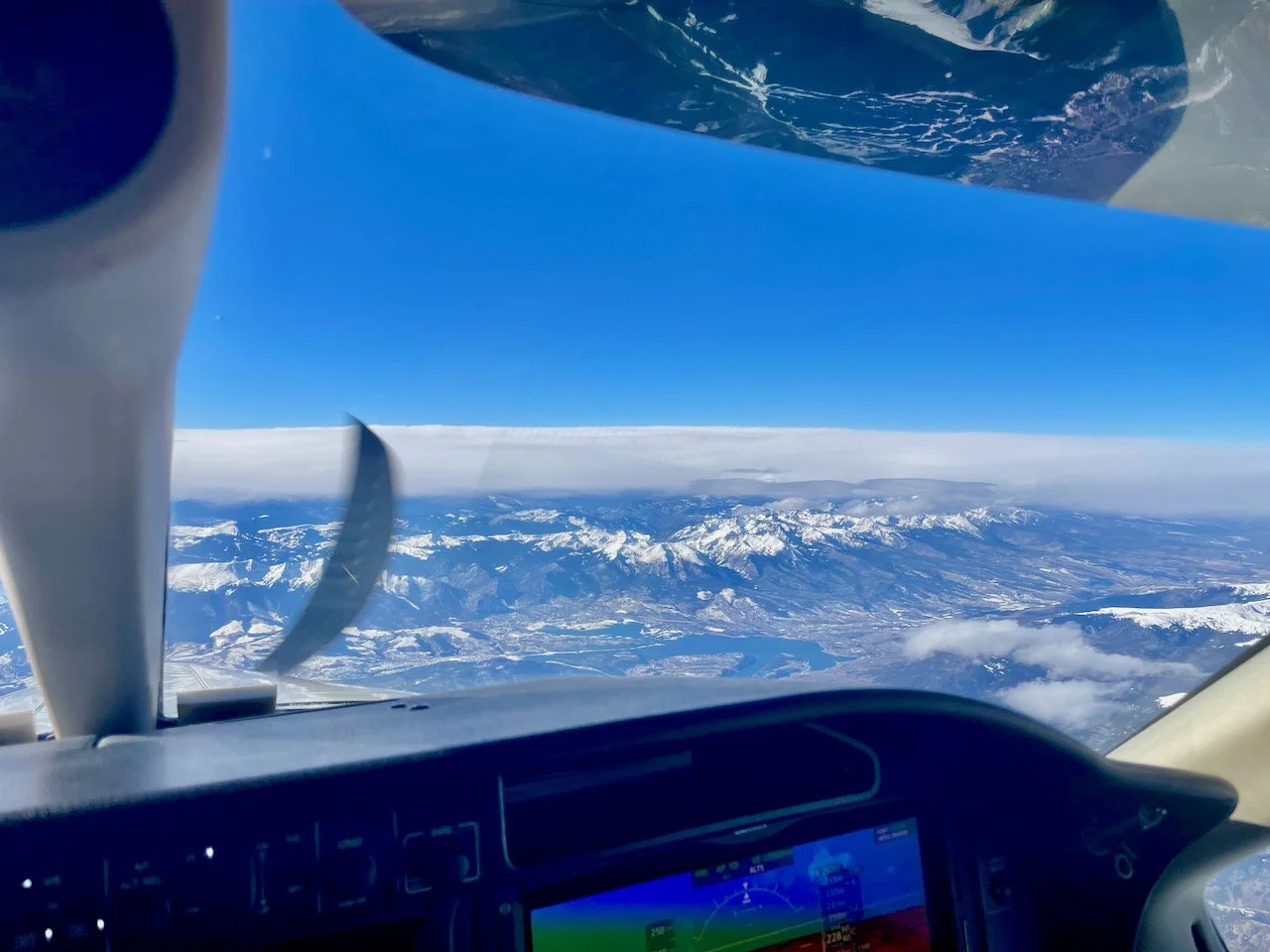 Approaching further just over Denver at this moment