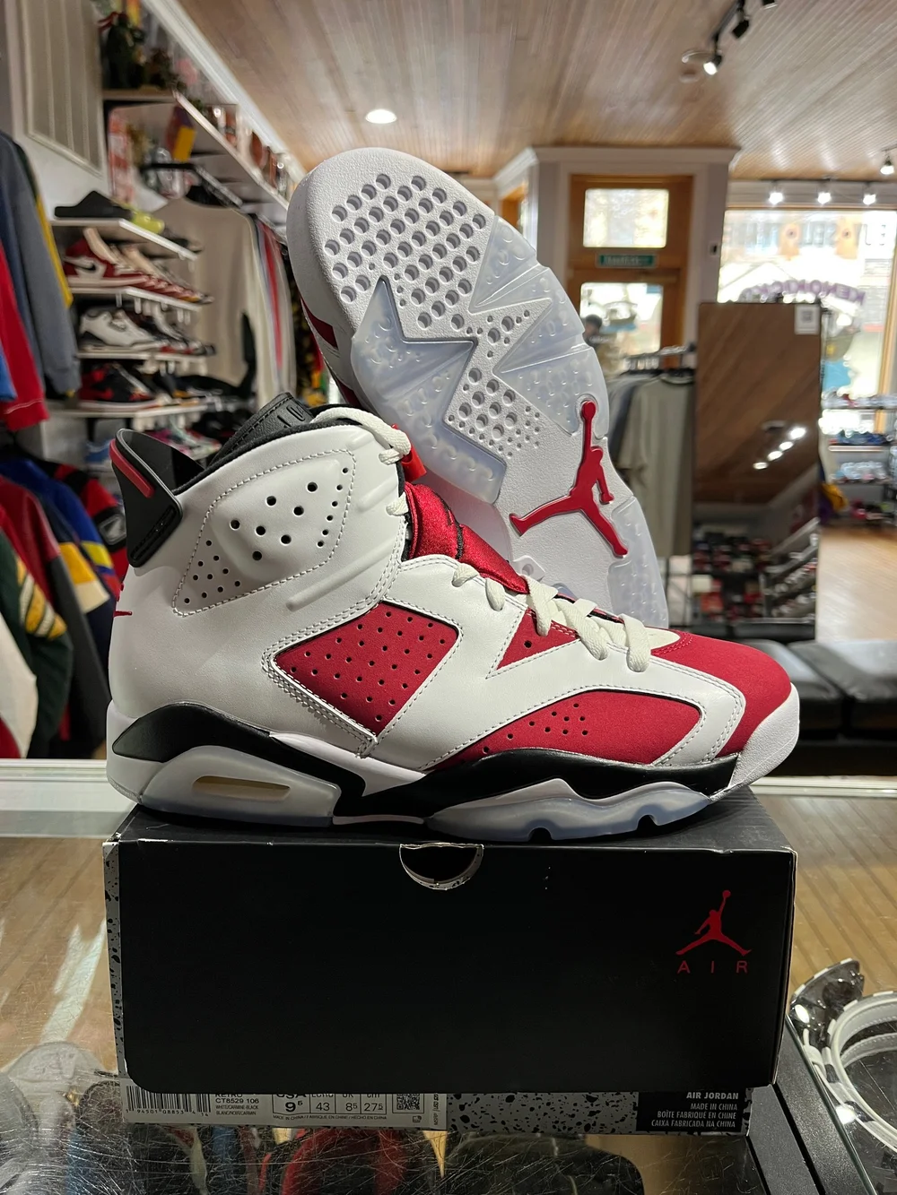 Size Jordan Carmine — KENOKICKS