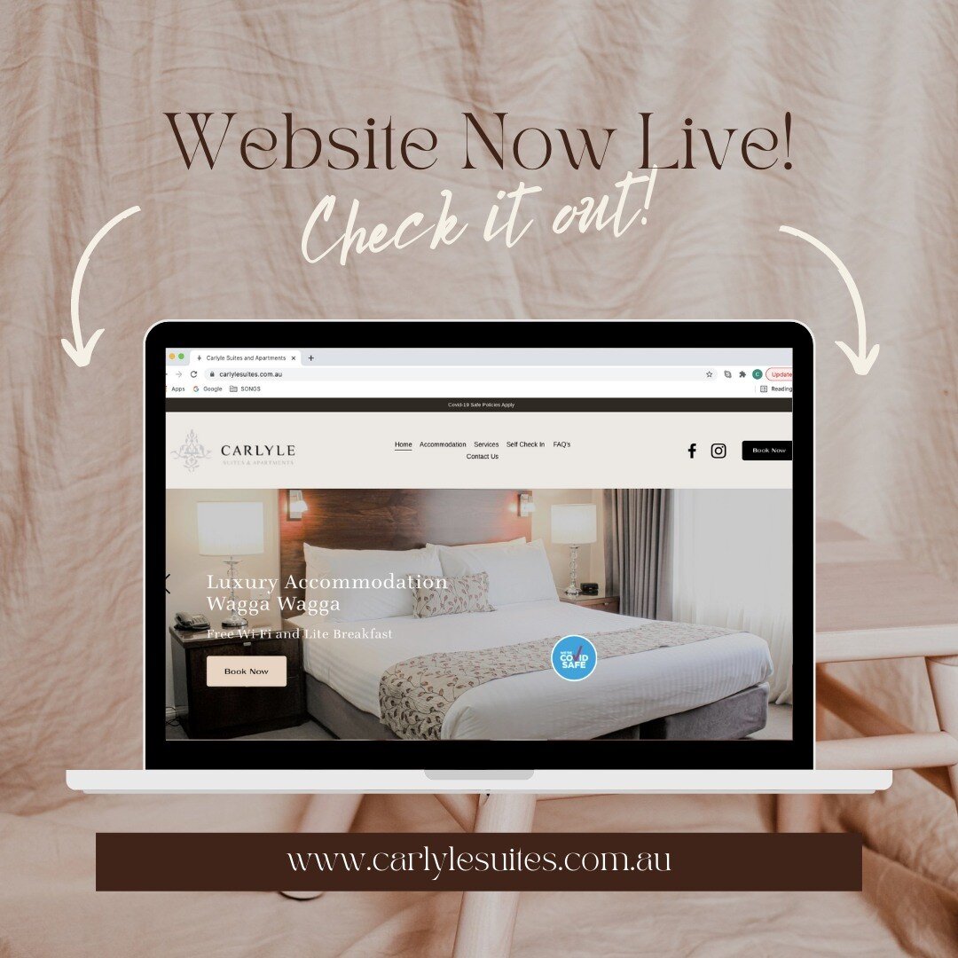 Our shiny new website is now live! ✨ ✨ 
Go on and have a squiz, we know you want to! While you're there, sign up to our newsletter to get updates on whats happening at the Carlyle and upcoming special offers 💌