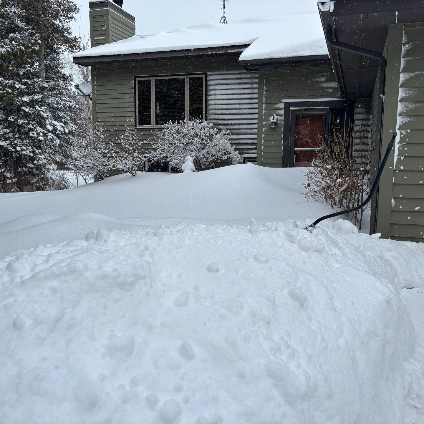 What happens when two feet of snow fall overnight, you work from home, and you still plan to travel into town for meetings? ❄️ 

A lot of shoveling between calls. And, likely some cancellations and reshuffling meetings to Zoom instead.

This recent s