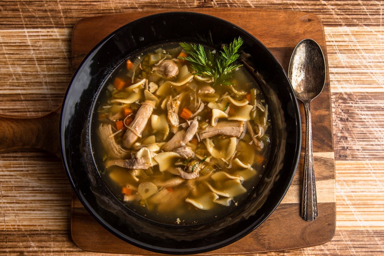 Lemongrass and Ginger Chicken Noodle Soup