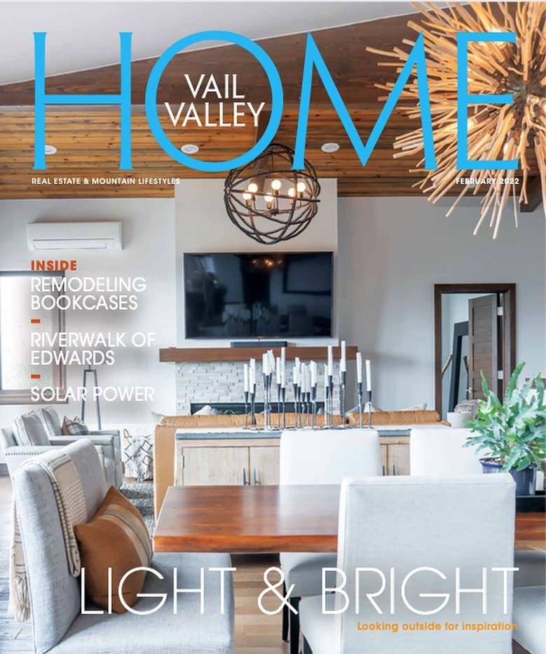 It was such a honor to see one of my photos make the cover of the February Issue of Vail Valley Home Magazine! 

What an amazing opportunity to capture this gorgeous space in a breathtaking home in Avon, Colorado, designed by talented ladies of @a.i.