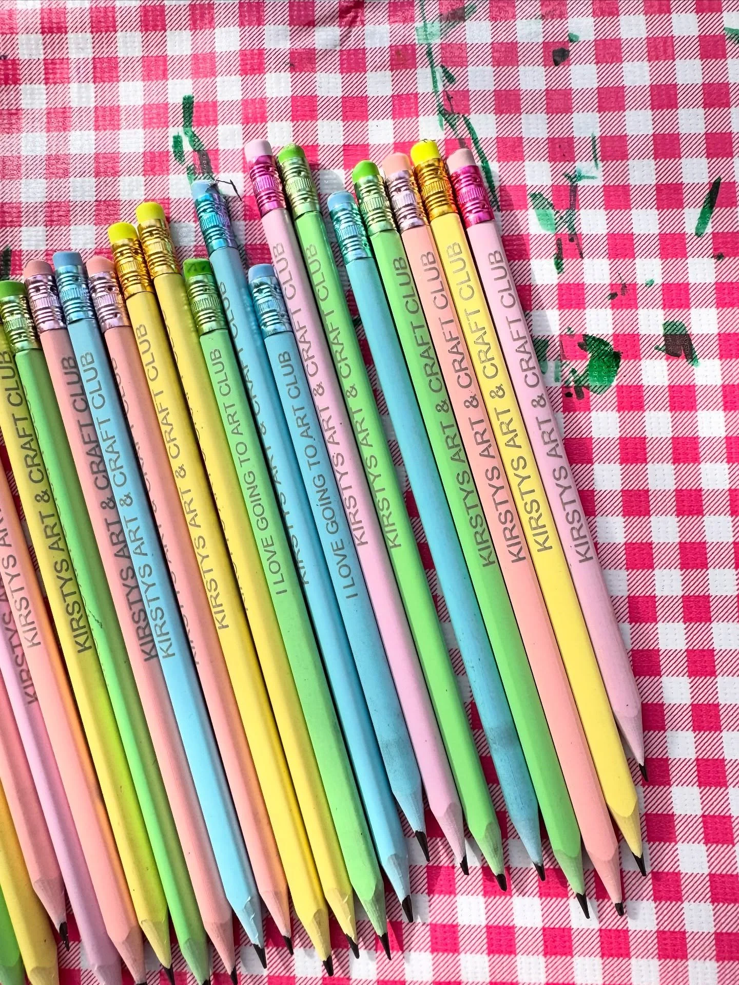 When I was a kid, nothing ever had my name on it. I was so jelly of all the Sarah&rsquo;s and Jessica&rsquo;s with their names on all the pens and keychains. 
So no I didn&rsquo;t NEED to get custom pencils but I still get a kick out of seeing my nam