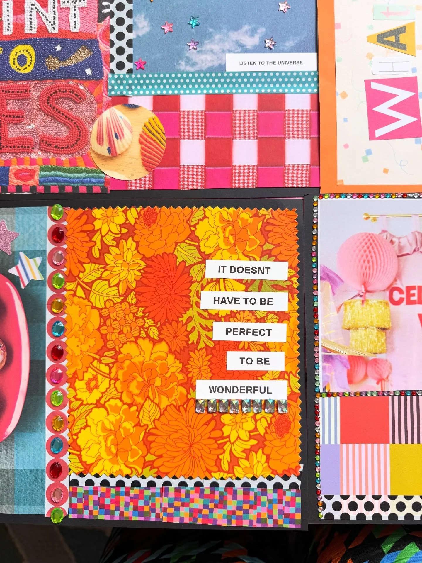 This week in #kirstysartandcraftclub we talked about what inspires us and made inspiration boards 〰️