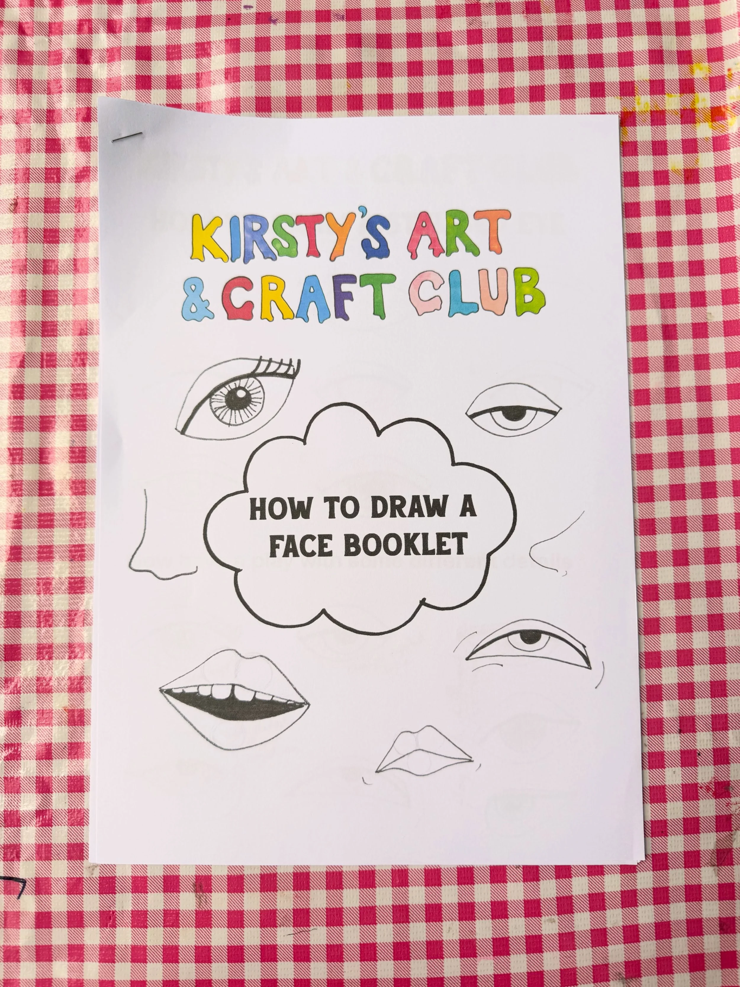 This week in Hello Art Club was Drawing Faces Week ✏️ I love to deliver this class regularly as it&rsquo;s such a goody for talking about drawing tools, teaching some handy techniques, talking about proportions and building confidence. 
It&rsquo;s ju