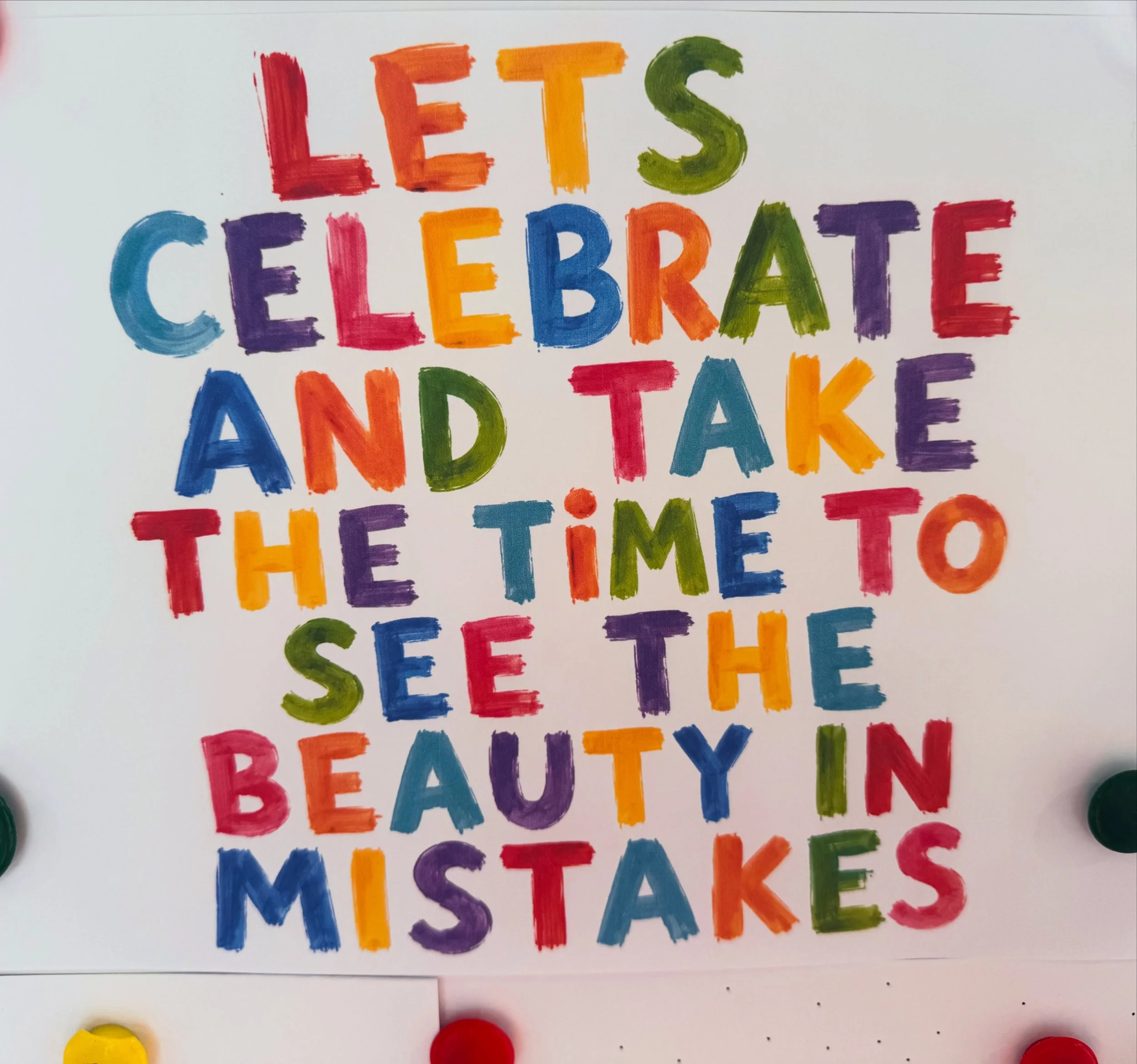This week was Beautiful Oops Week in Hello Art Club inspired by the very special book by Barney Saltzberg.
We created art from lots of different &lsquo;oops&rsquo; and talked about re-framing our minds to embrace mistakes 〰️