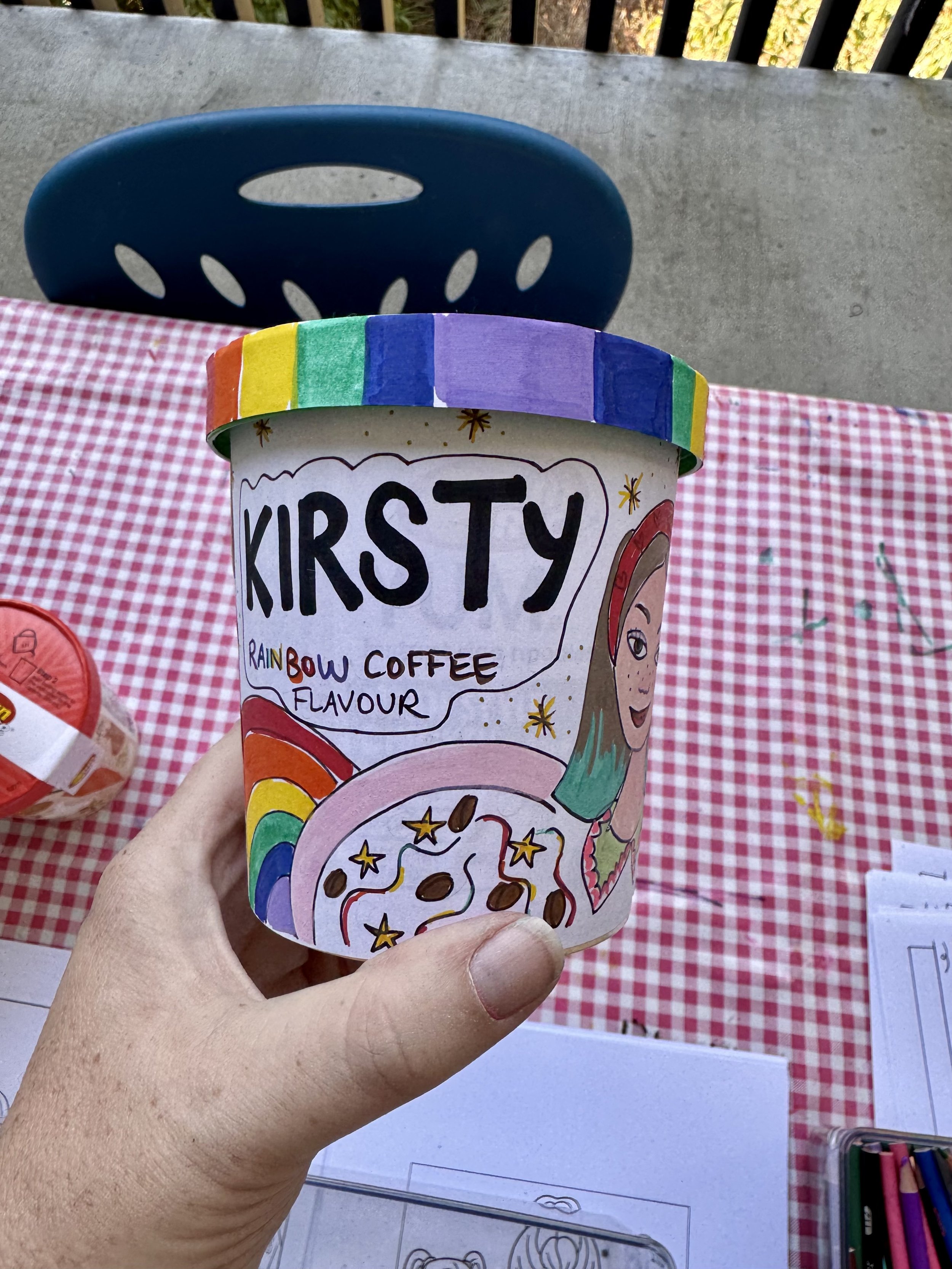 Kirstys Art & Craft Club KPOP Demon Hunters Ramen Noodle Pot Activity