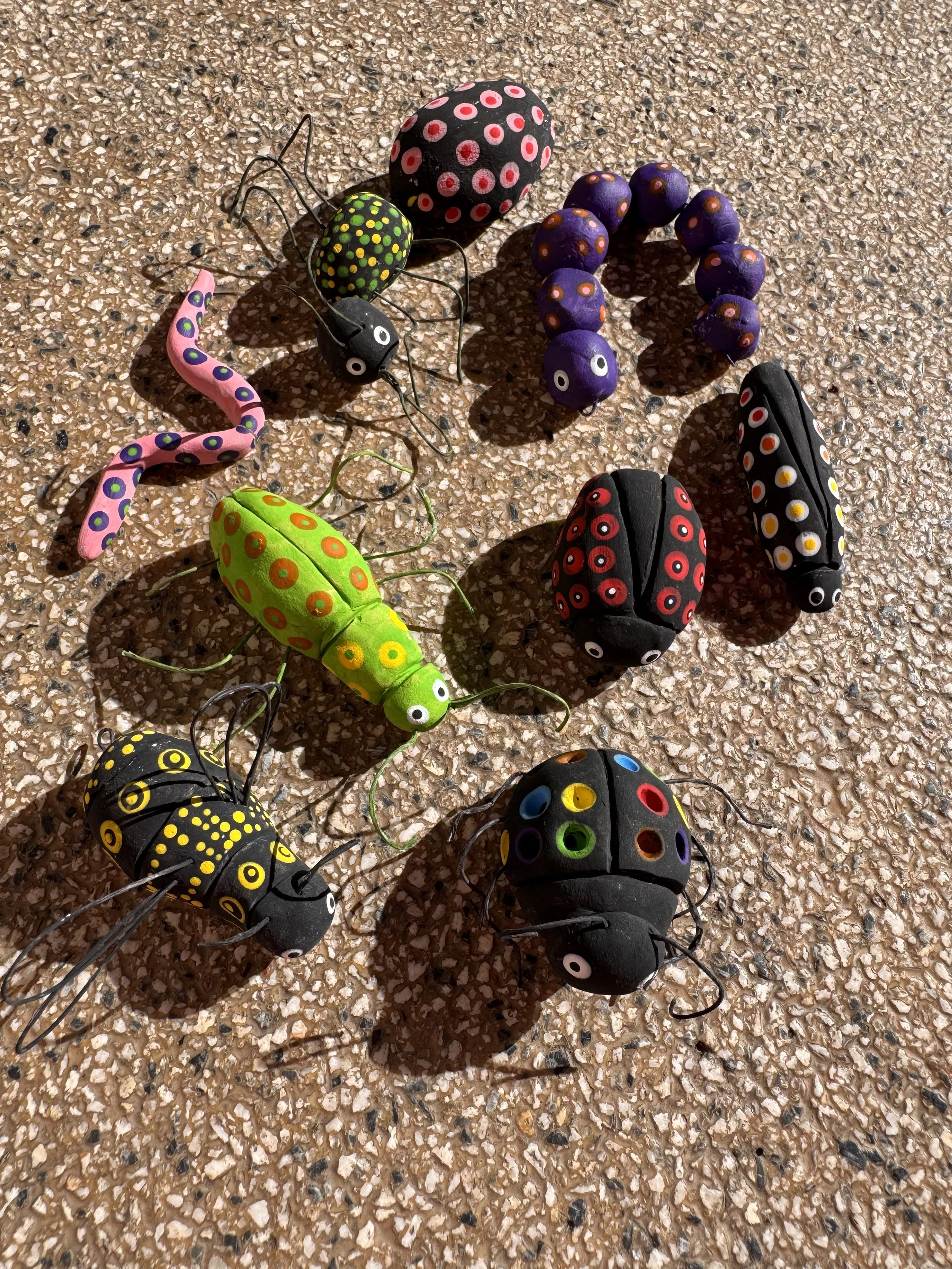 Kirstys Art & Craft Club clay bugs and insects activity