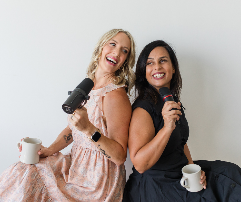 Amanda Lim and Jasmin Dhillon with Mics