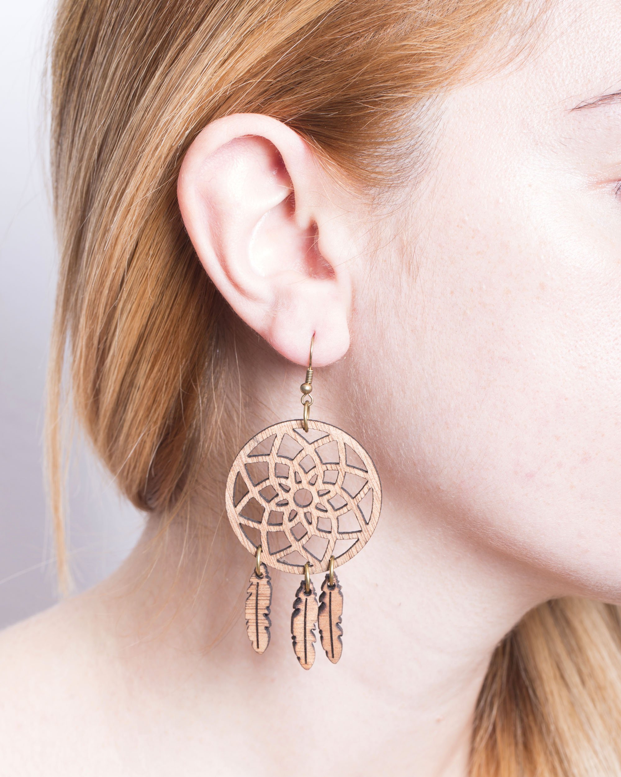 Dream Catcher Beaded Earrings – Guelaguetza Designs