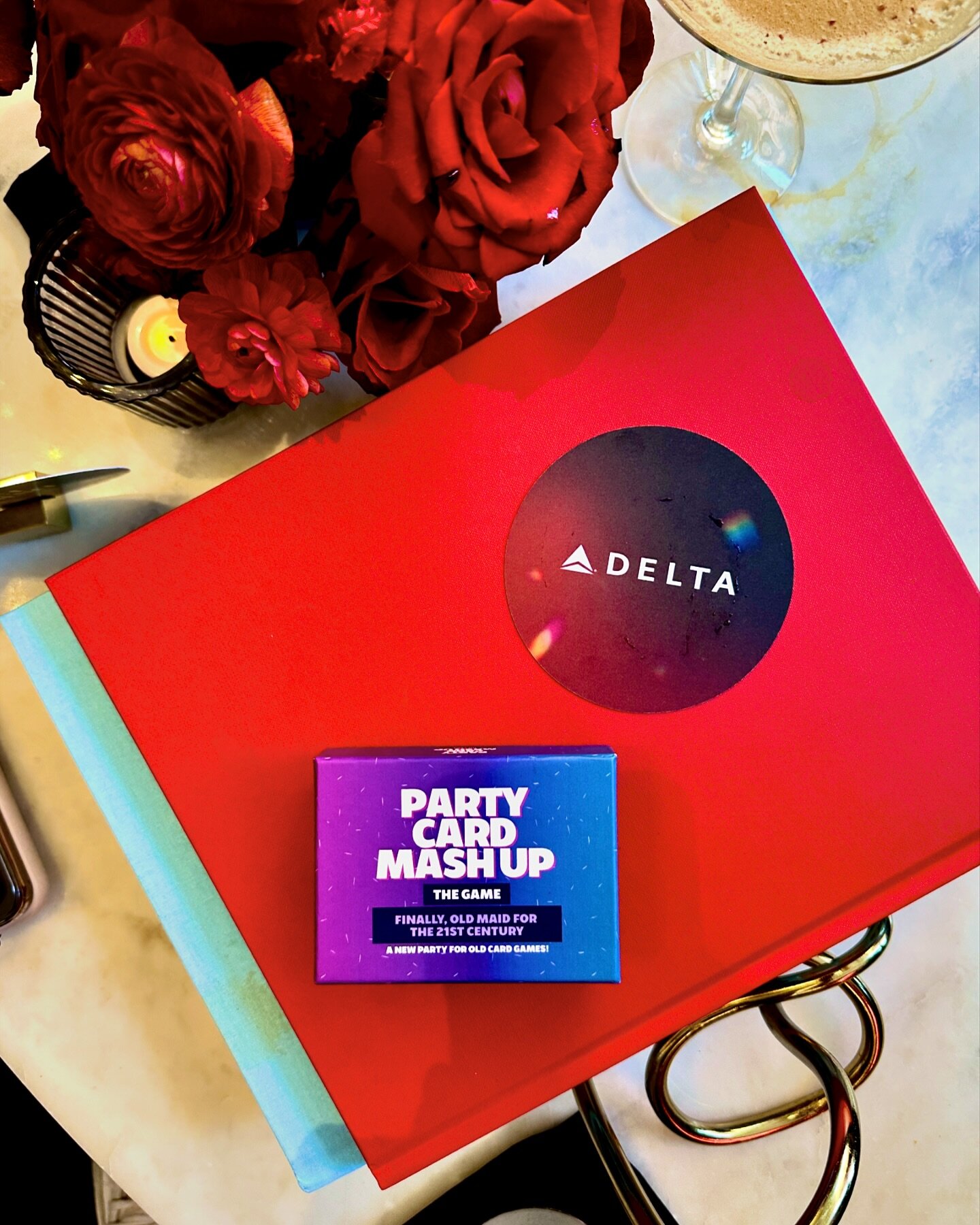 Picture it - The @delta Lounge at @sxsw 

@danzawayne sat down with a group of strangers in the Delta Lounge and quickly learned that they were line neighbors, fellow LSU alumni, new Austinites, and card game lovers! We played some rounds of @partyca