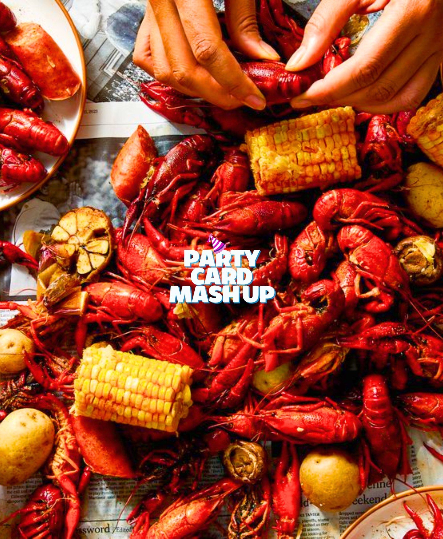 Where we are from, crawfish boils are a way of life! The crawfish season is starting to wind down but that does not mean the Party Card Mash Up season is over! 

Graduations are around the corner so grab your game/s which make for great graduations g