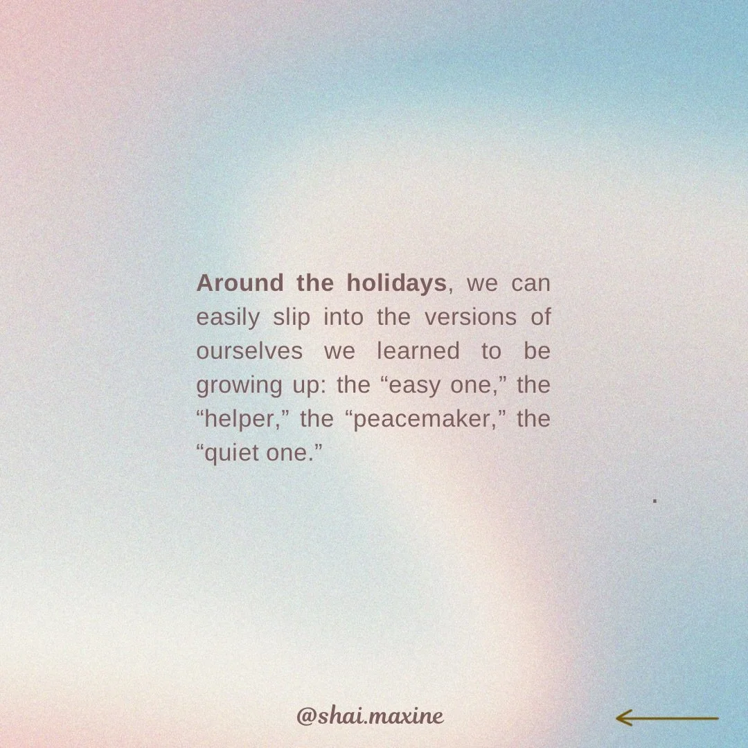 Comment GUIDE for my step by step approach to feel more regulated during the holidays 😮&zwj;💨

If the holidays leave you feeling drained, tense, or &ldquo;off,&rdquo; there&rsquo;s a reason your body responds that way. 🦃 🌲 

Family dynamics, old 