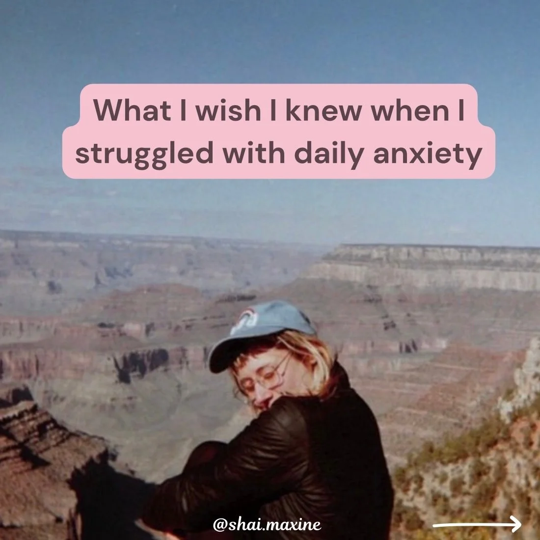 I wish I knew this earlier..

When I used to feel anxious every day, it felt like I was stuck in a constant loop of fear and overwhelm. 

I felt overwhelmed, overstimulated and exhausted from the endless tension and rumination and I couldn&rsquo;t fi