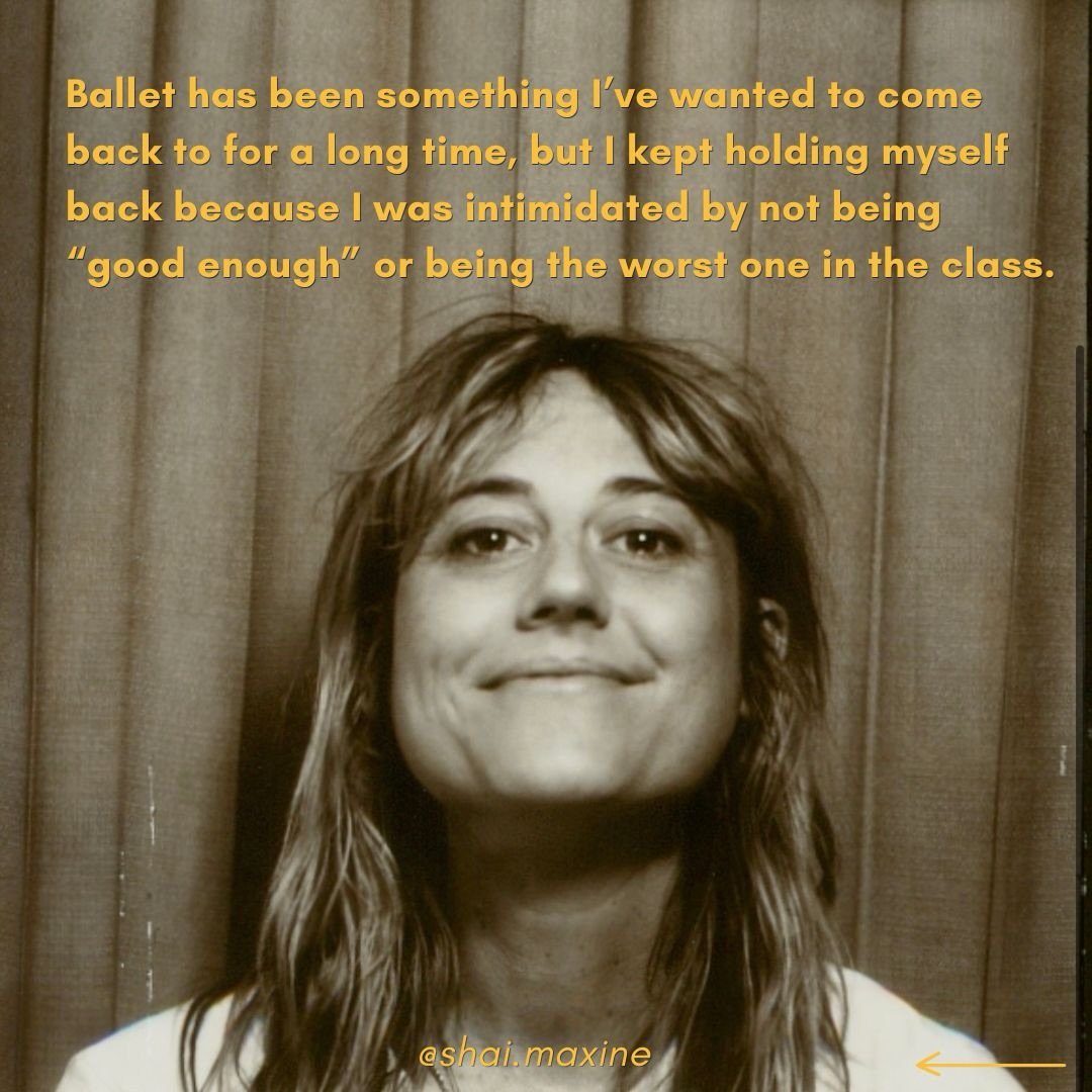 I think healing is sometimes a lot less glamorous than we imagine it to be. 

Sometimes it looks like letting yourself be bad at something, choosing the thing anyways even if you&rsquo;re scared or letting yourself be seen learning.

A lot of us lear