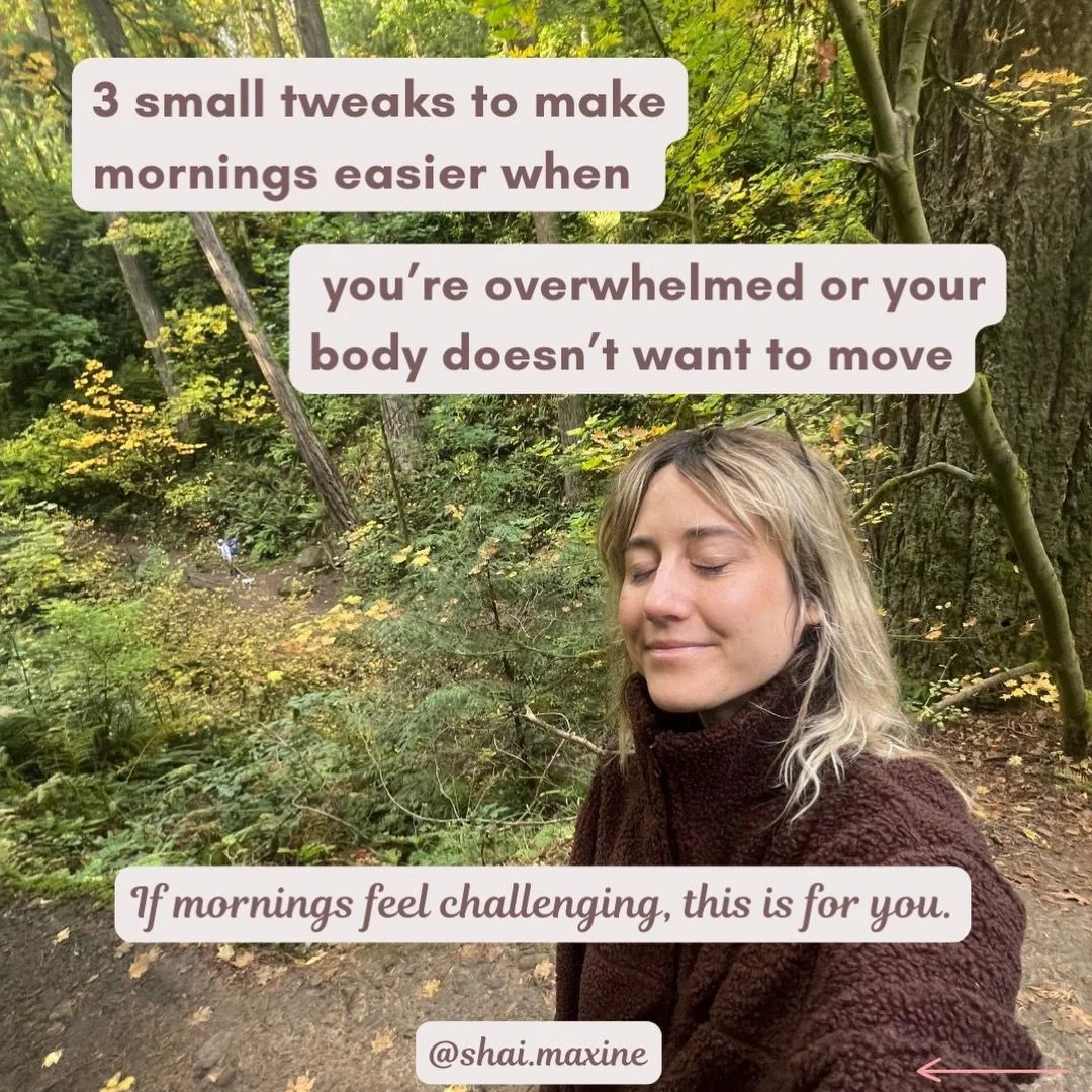 Morning anxiety can feel so confusing because the day hasn&rsquo;t even started yet and your body already feels overwhelmed. 

Overwhelm is more than a long todo list, but your body carrying too much pressure, urgency, responsibility, and emotional l