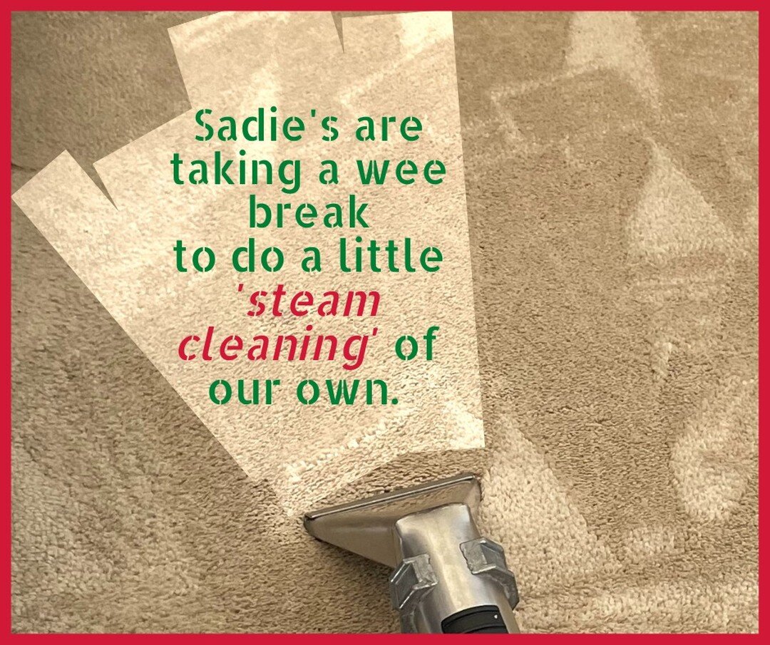 The Sadie's team will be taking a little break over the holidays from today, returning Monday 10-January, 2022. Wishing all a happy and safe holiday, merry Christmas and best wishes for the new year. #sadiessteamcleaners #carpetcleaning #carpetsteamc
