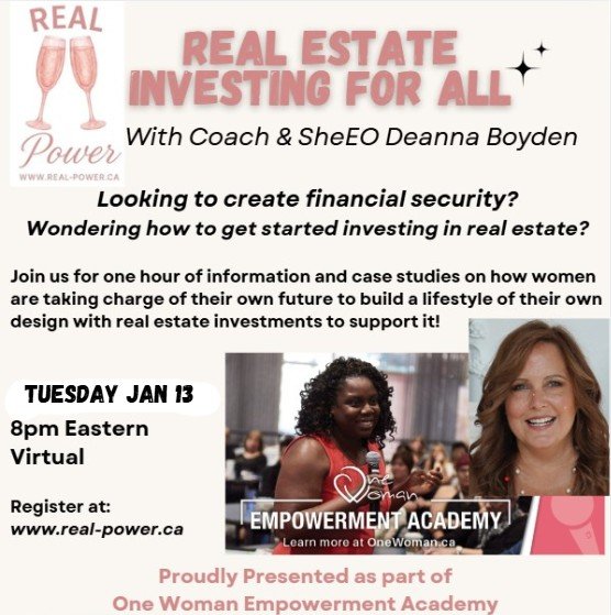 REAL Estate Investing for All WEBCAST + FREE GIFT- January 13