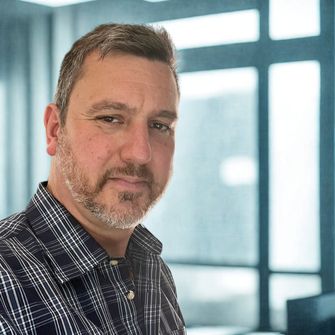 Rick Morgan in the office