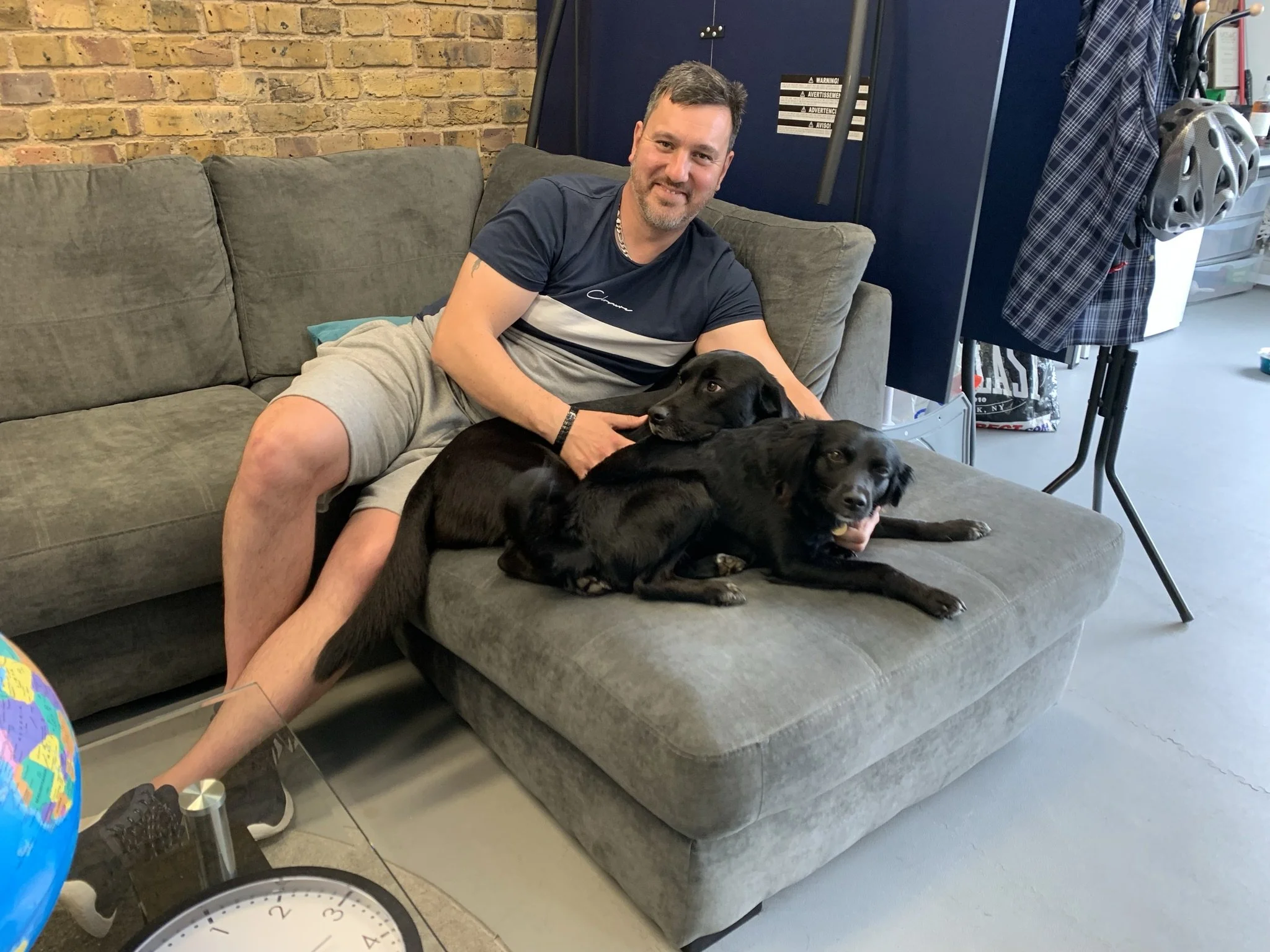 Rick with Frodo and Maya