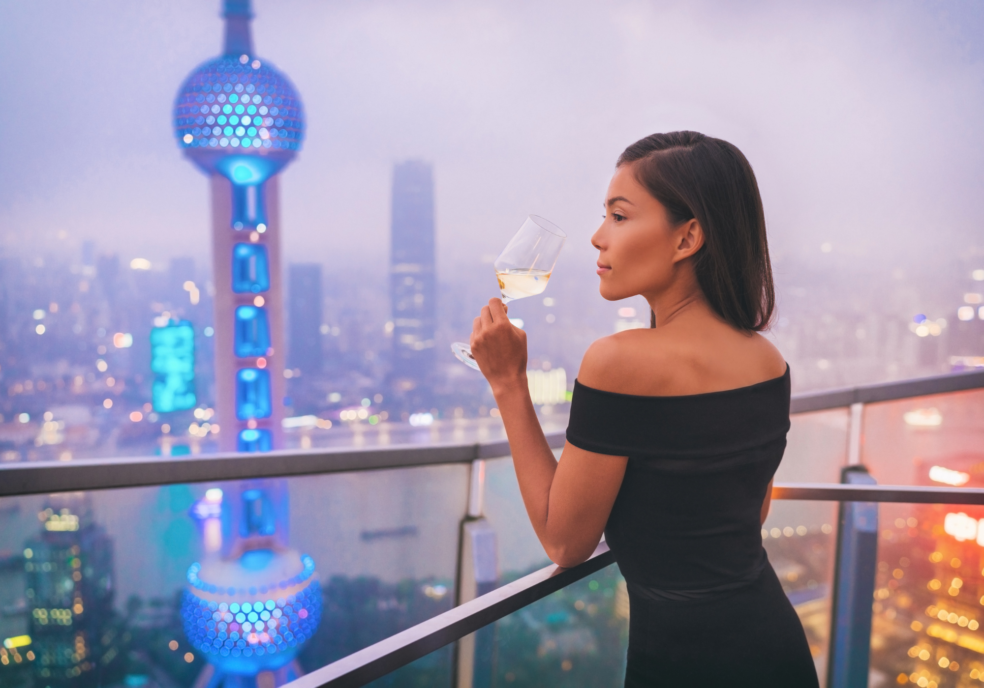 Lifestyle scene representing living and working in Asia