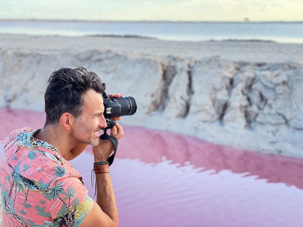The Pink Lakes of Las Coloradas