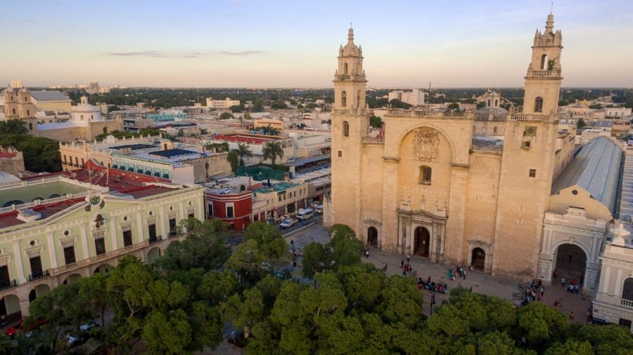 La Plaza Central de Mérida