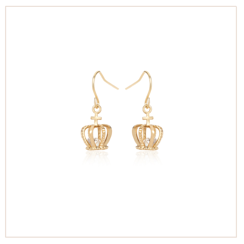 Buy Rose Gold Crown Earrings Crown Stud Earrings Small Stud Earrings Dainty  Earrings Tiny Stud Earrings Minimalist Earrings CZ Studs Online in India -  Etsy