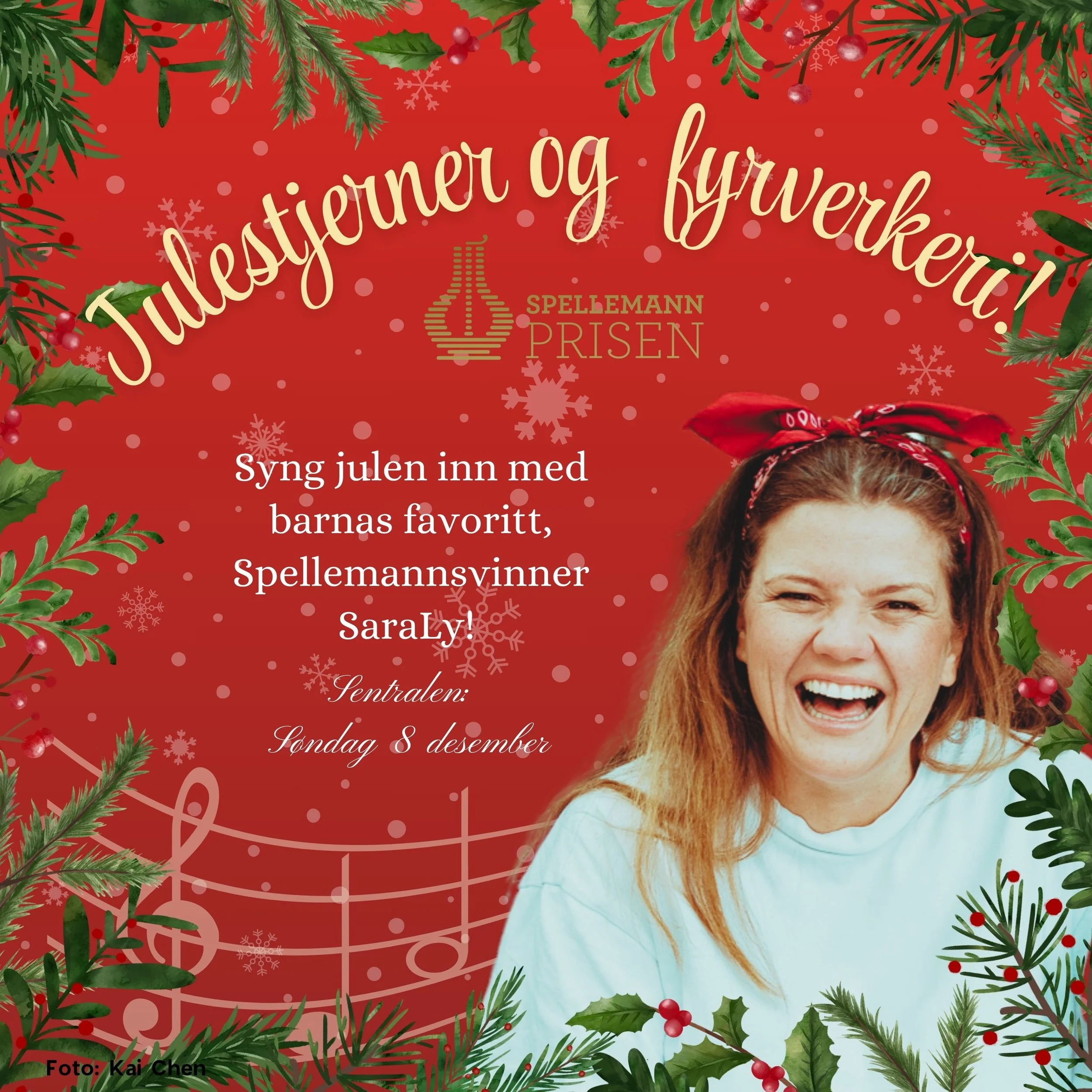 Julestjerner og fyrverkeri - julekonsert med SaraLy!