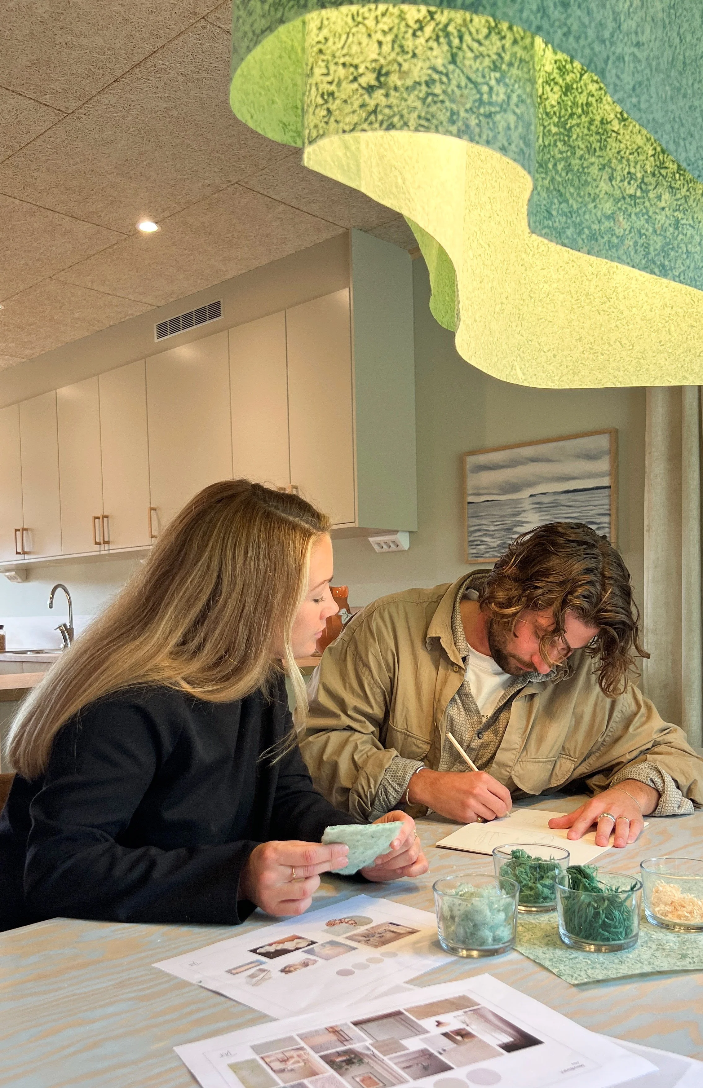 From side stream to finished product – material and design developed together