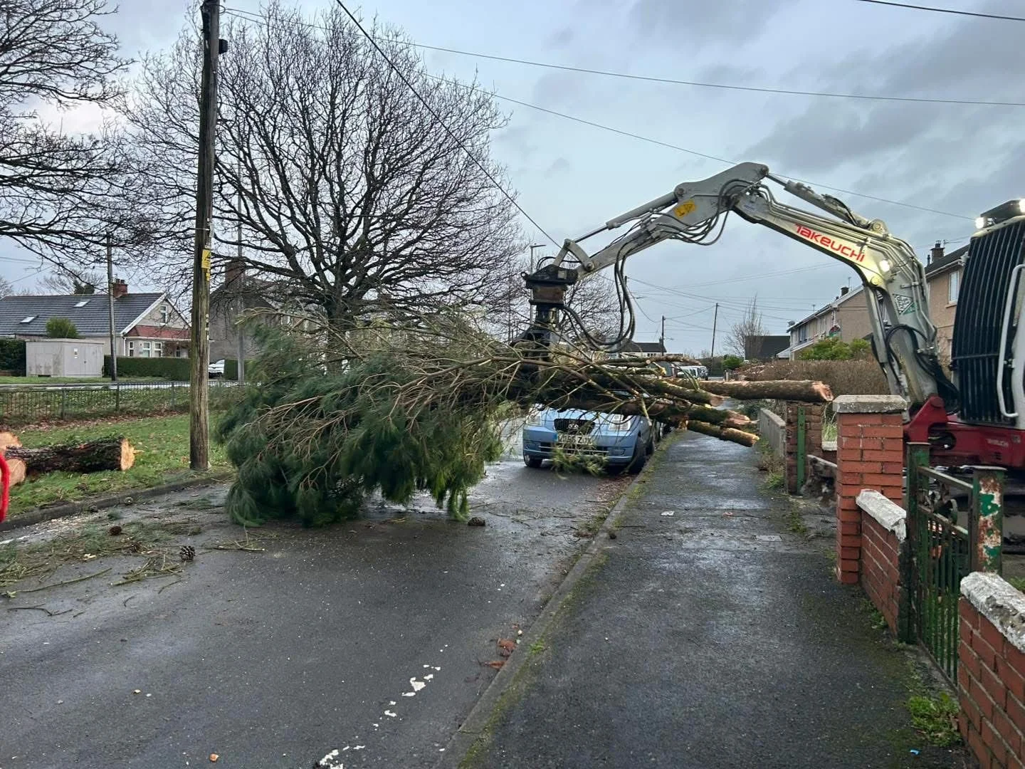 Operated 3‑Tonne Digger & Timber Grab Hire
