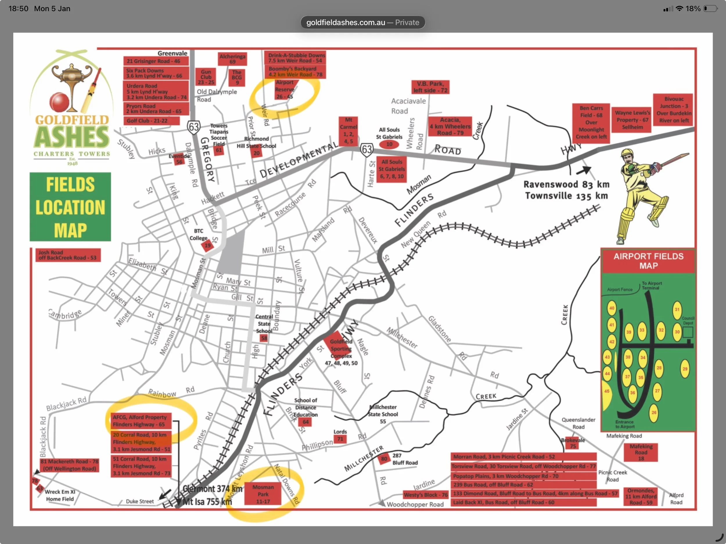 No. That's not where the ASCG is!