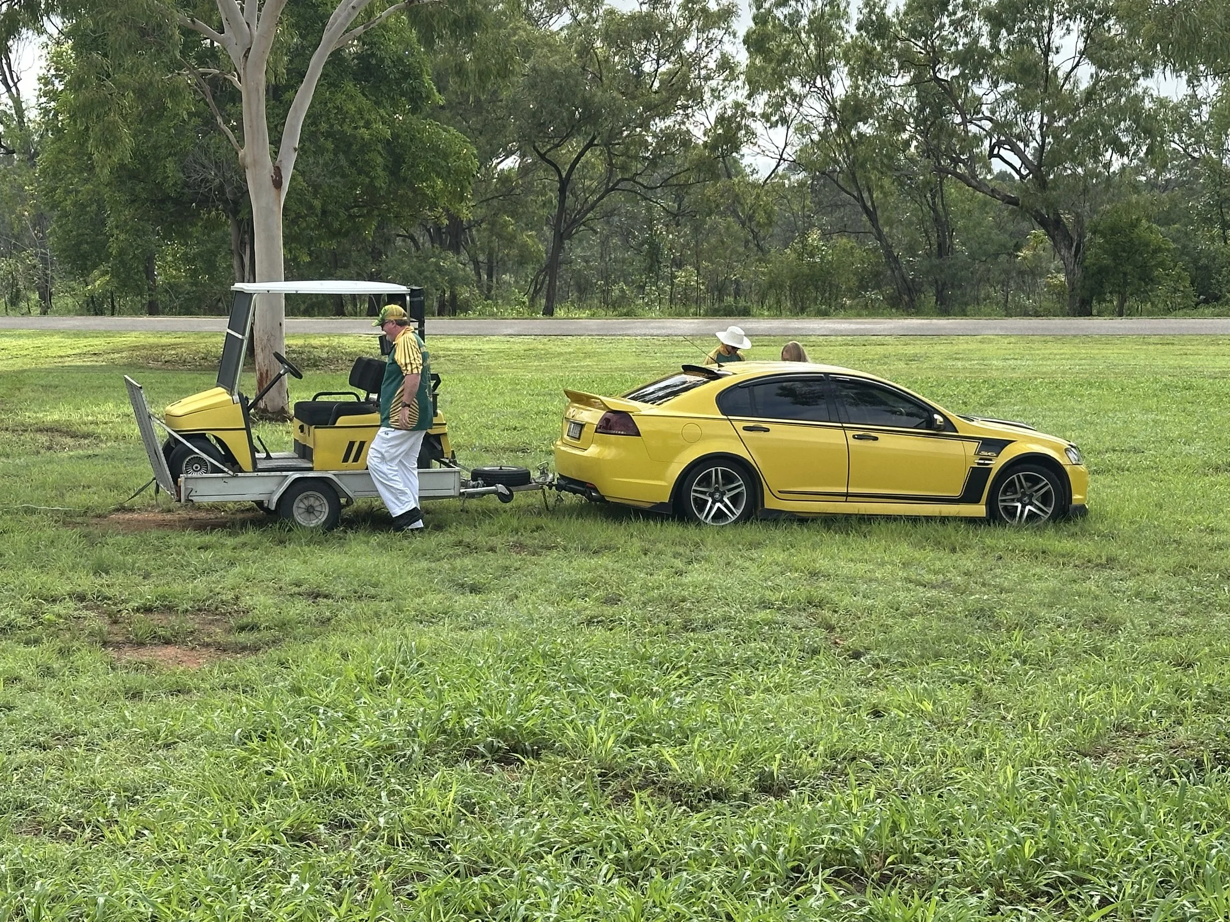 Does the car match the cart or the cart match the car.