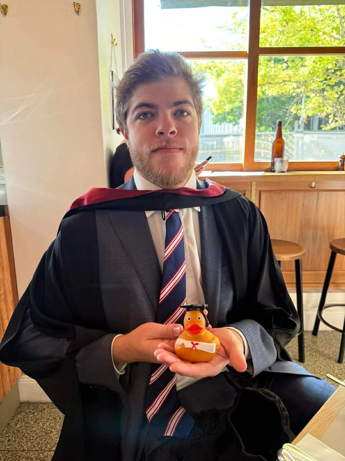 There'l be drinks going missing from the tables at the Graduation tonight