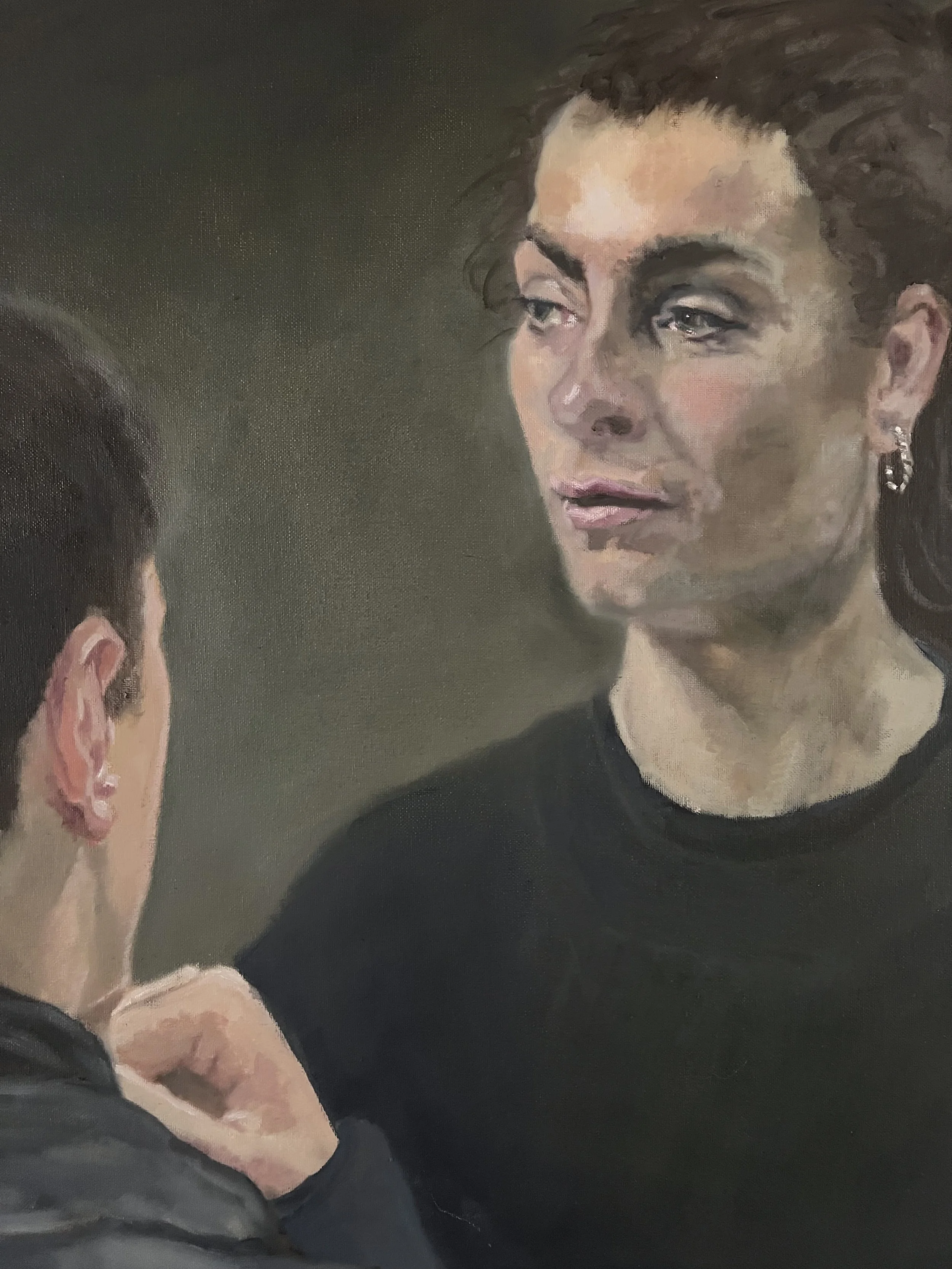 De ruimte ertussen (2025) I olieverf op canvas  50x60
