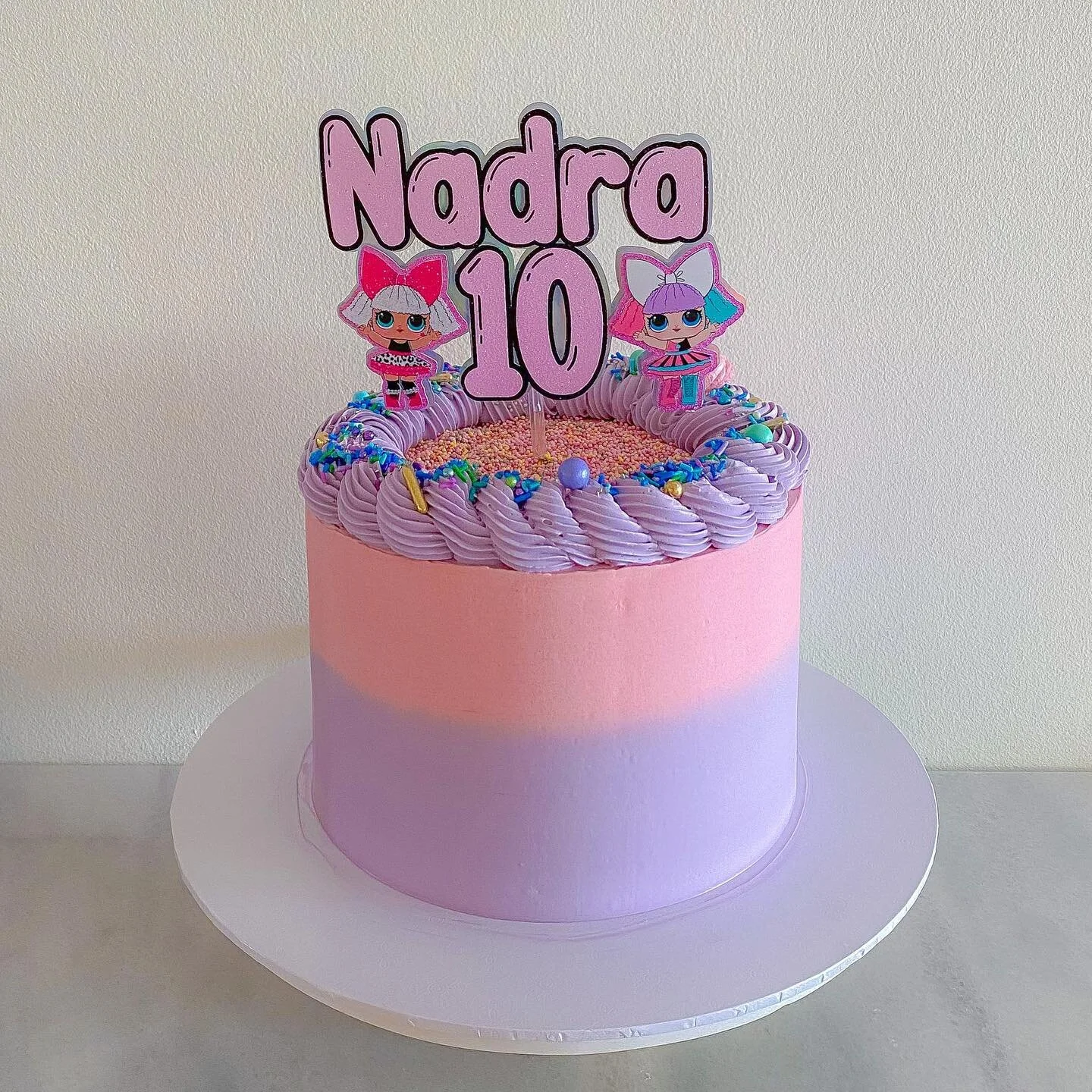 H A P P Y &bull; B I R T H D A Y &bull; N A D R A

Cake topper: @lelulidesign