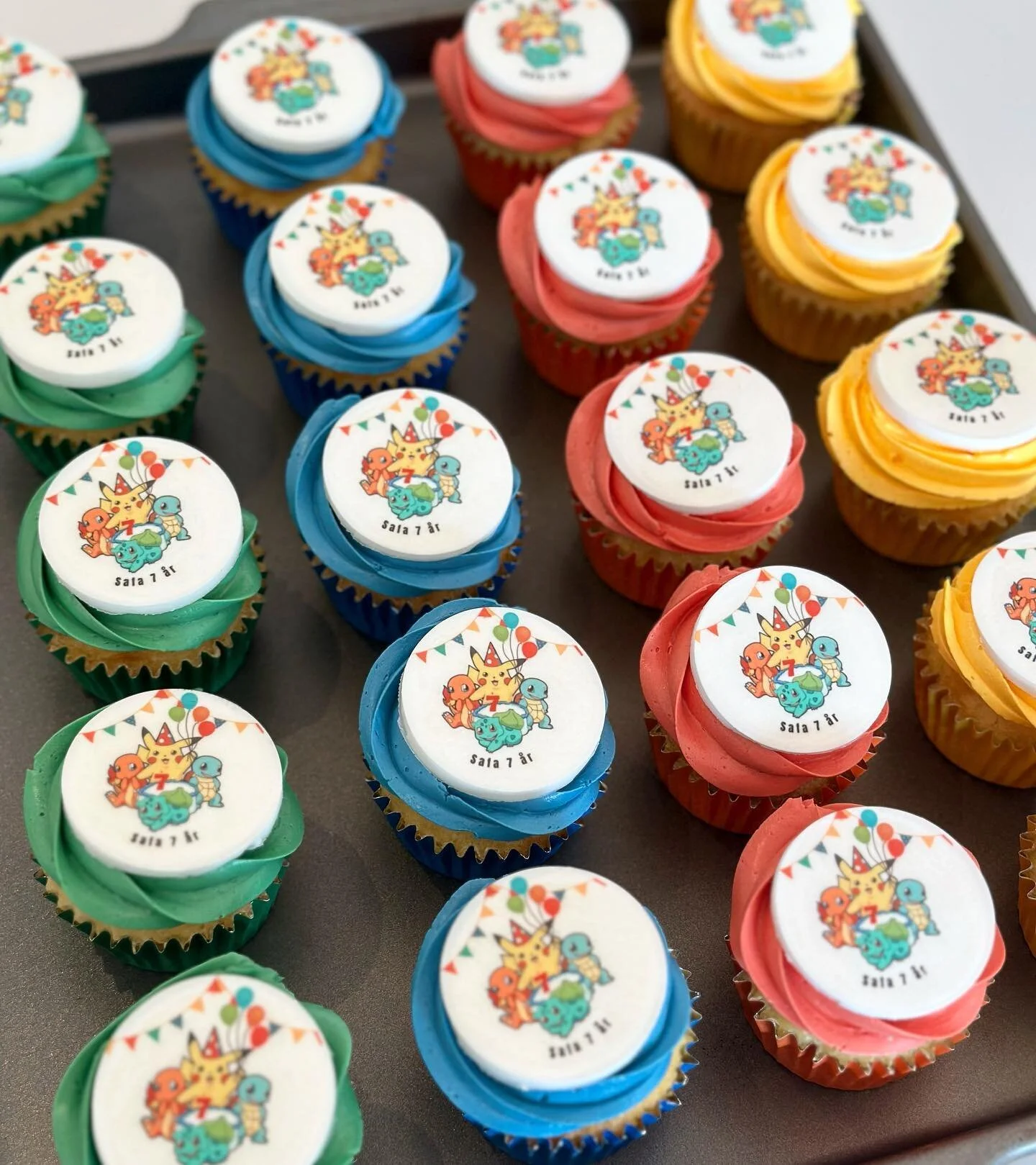 Pok&eacute;mon cupcakes 🧁