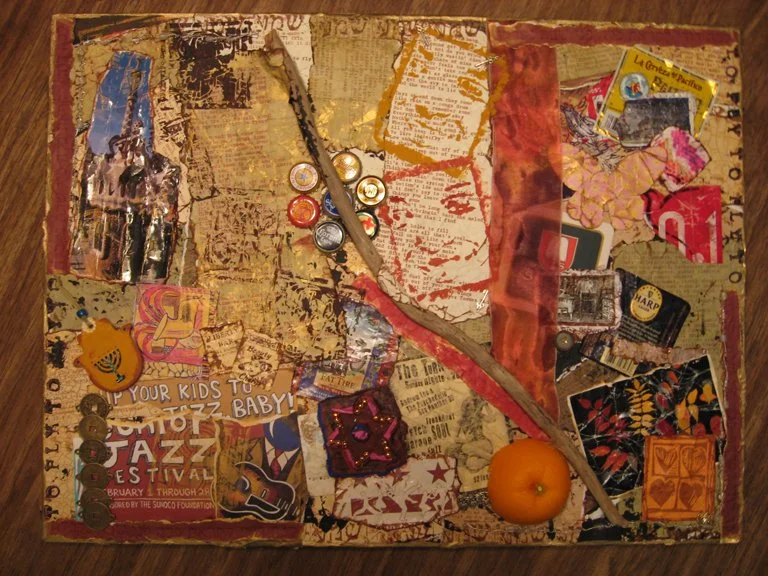 Jill assembled several collages 20 years ago.