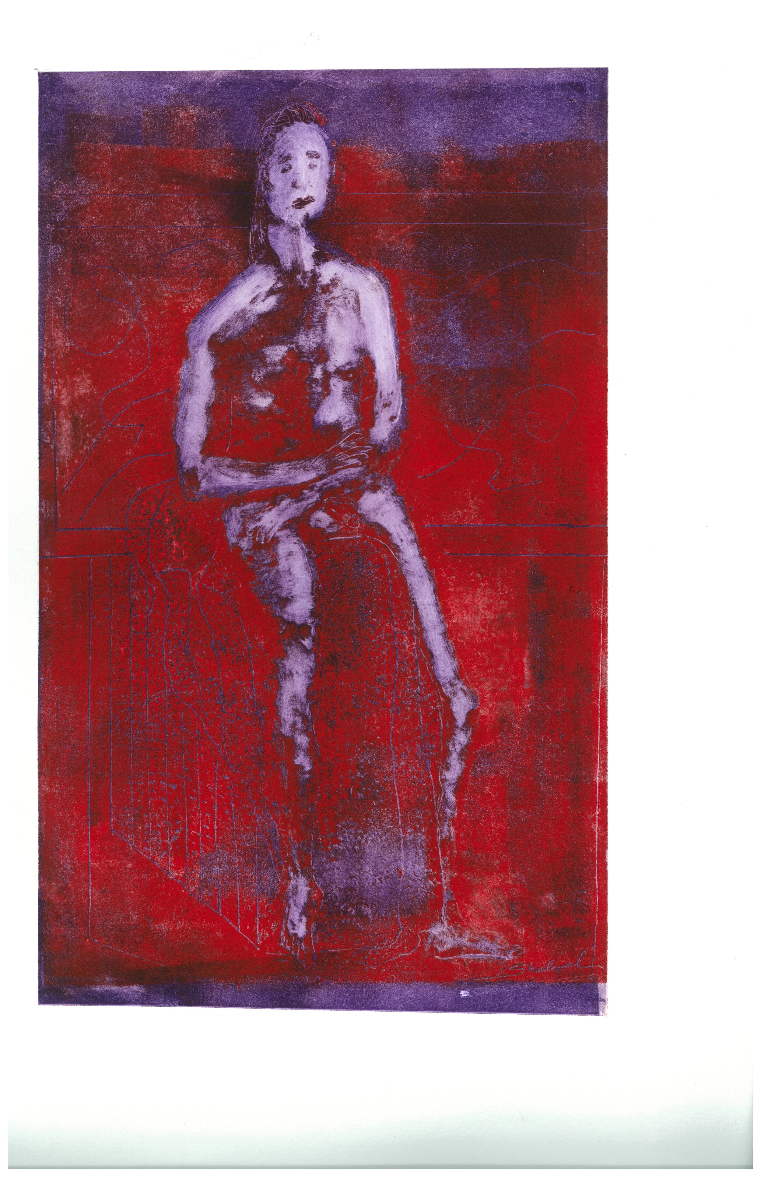 "Dreaming of Nothing", AP solar intaglio print