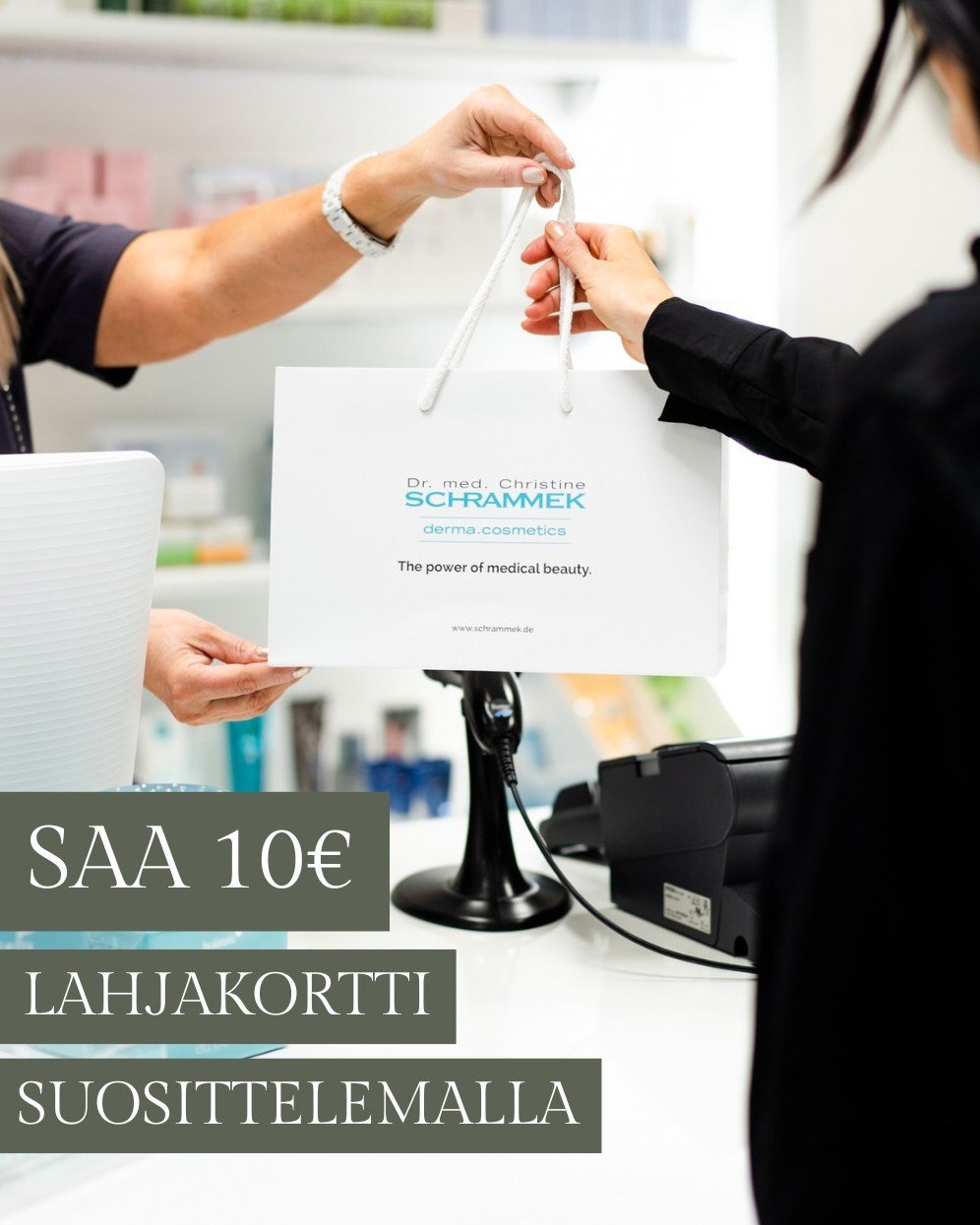 UUTTA: helppo tapa ansaita lahjakortteja!

Anna yst&auml;villesi 10 &euro; lahjakortti  ja saat itse 10 &euro; lahjakortin jokaisesta yst&auml;v&auml;st&auml;, joka vierailee hoitolassamme ensimm&auml;ist&auml; kertaa.

L&ouml;yd&auml;t oman suositte